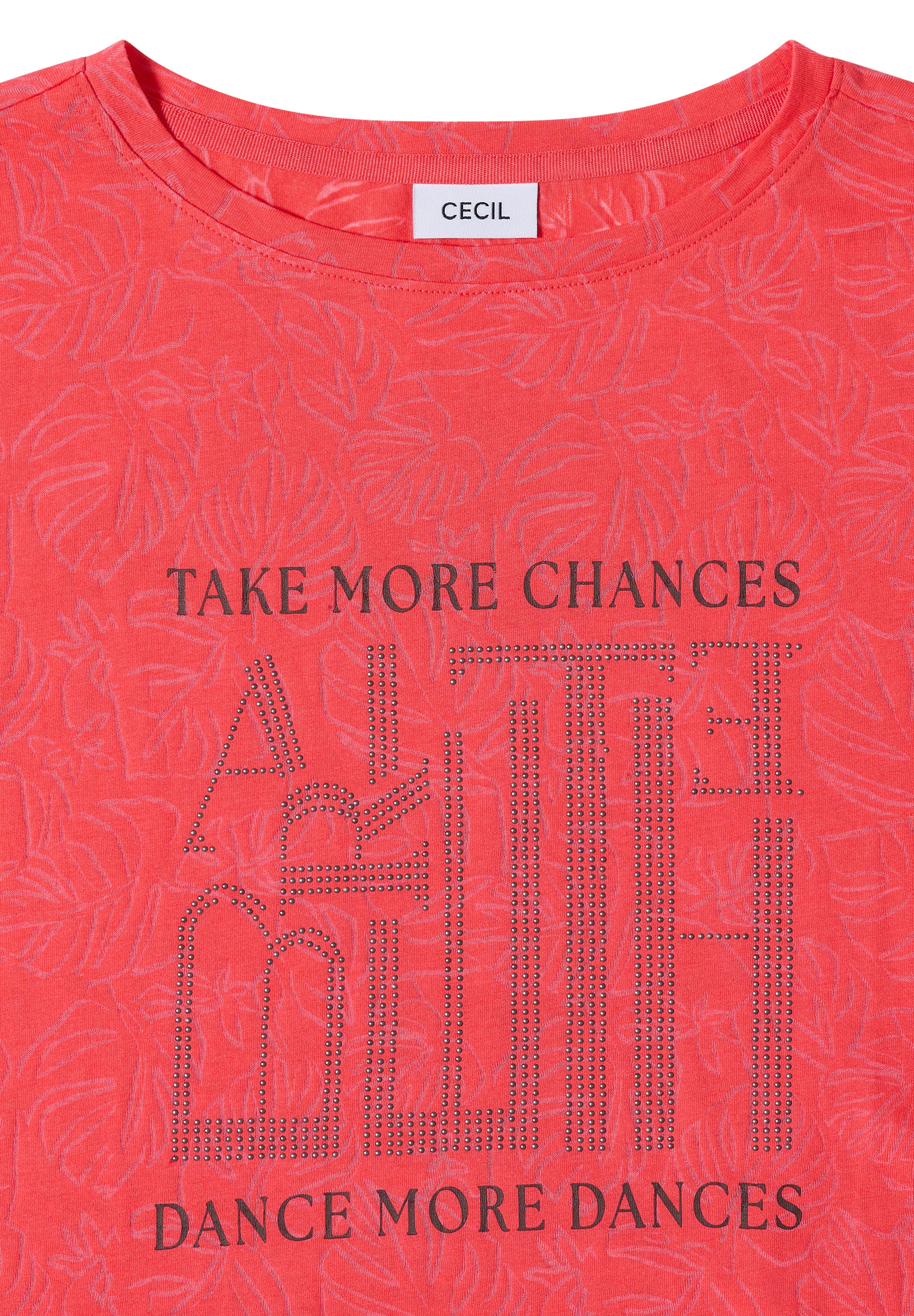 Cecil Damen T-Shirts Coral