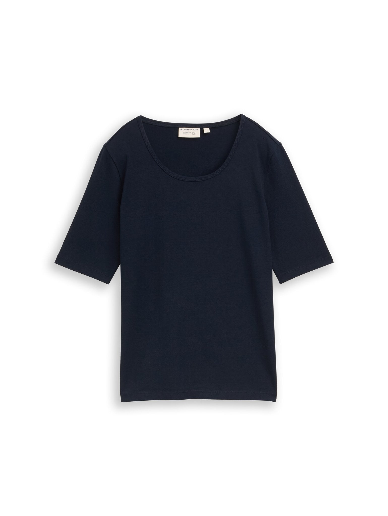 Tom Tailor Damen T-Shirts Sky Captain Blu