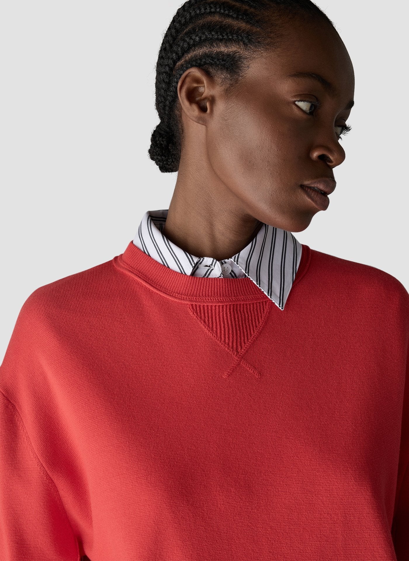Le Comte Damen Pullover Paprika