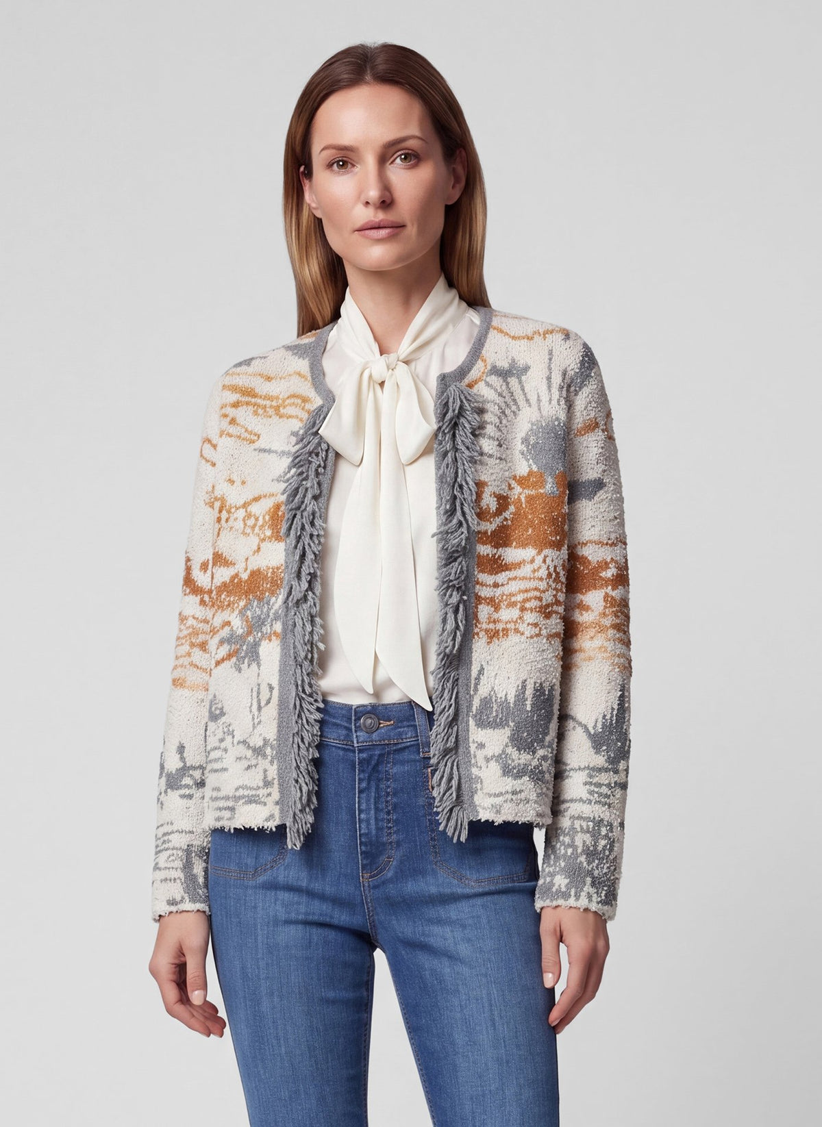 Rabe Damen Strickjacken Schiefer
