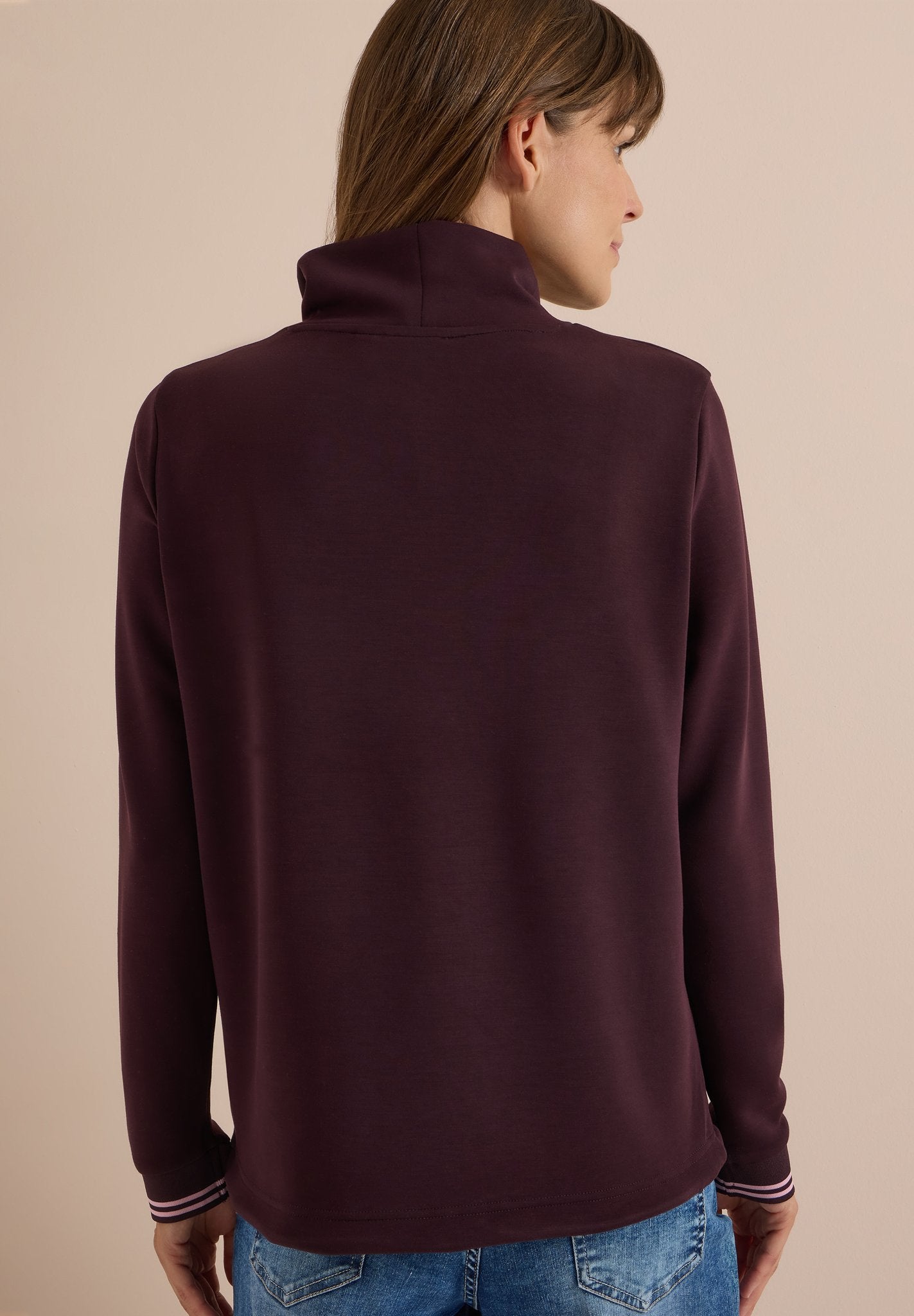 Cecil Damen T-Shirts  Berry Red
