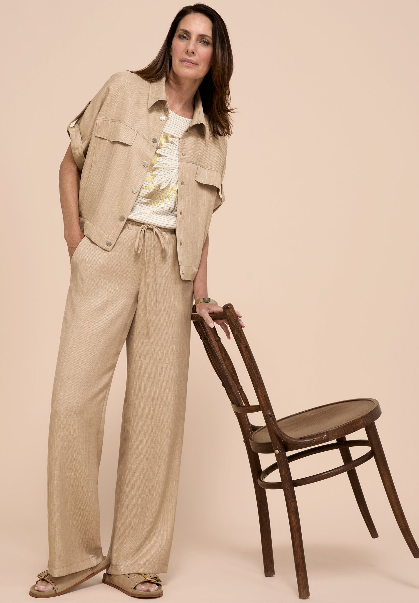 Bianca Damen T-Shirts Cream