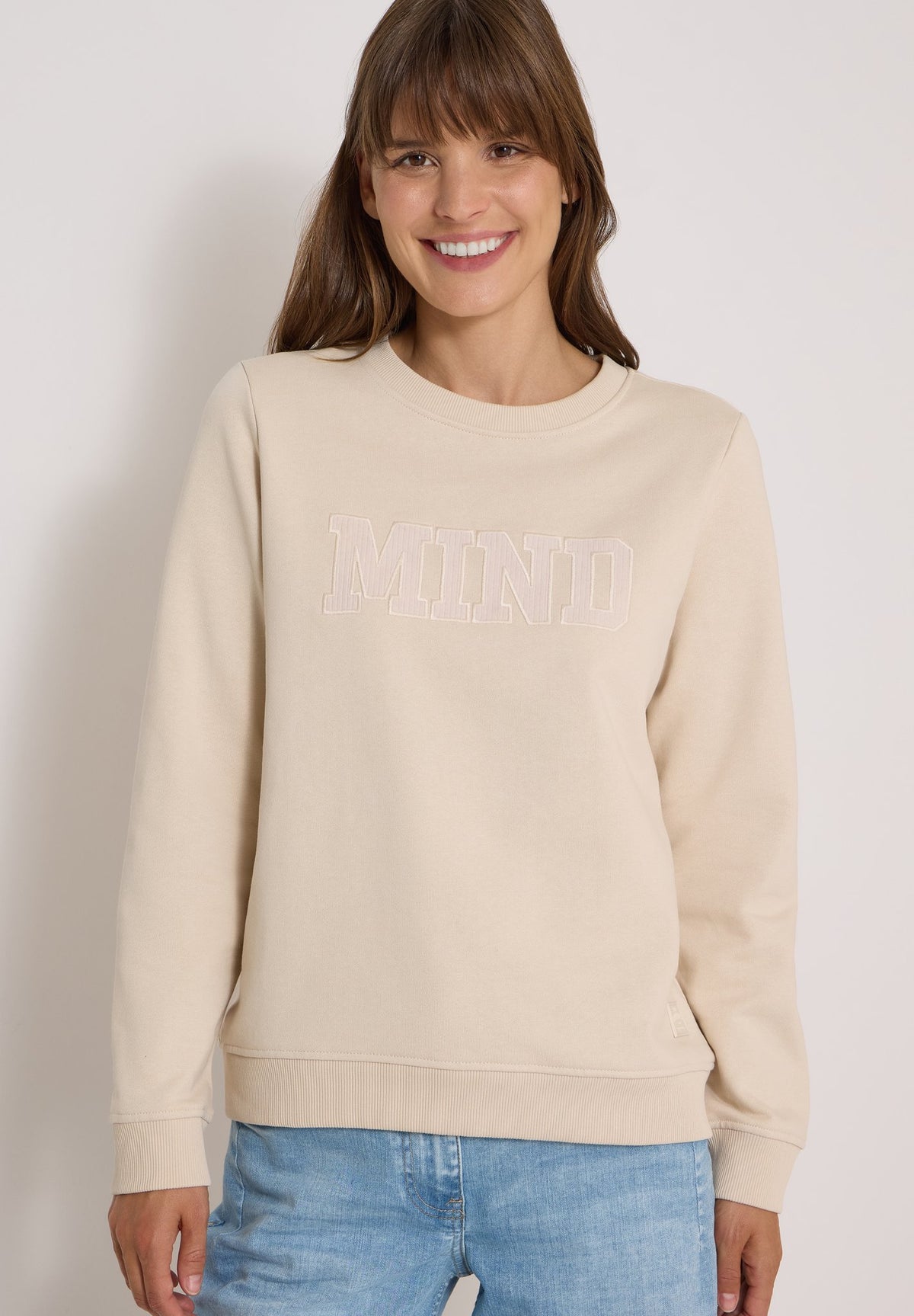 Cecil Damen Pullover Pearl Bei
