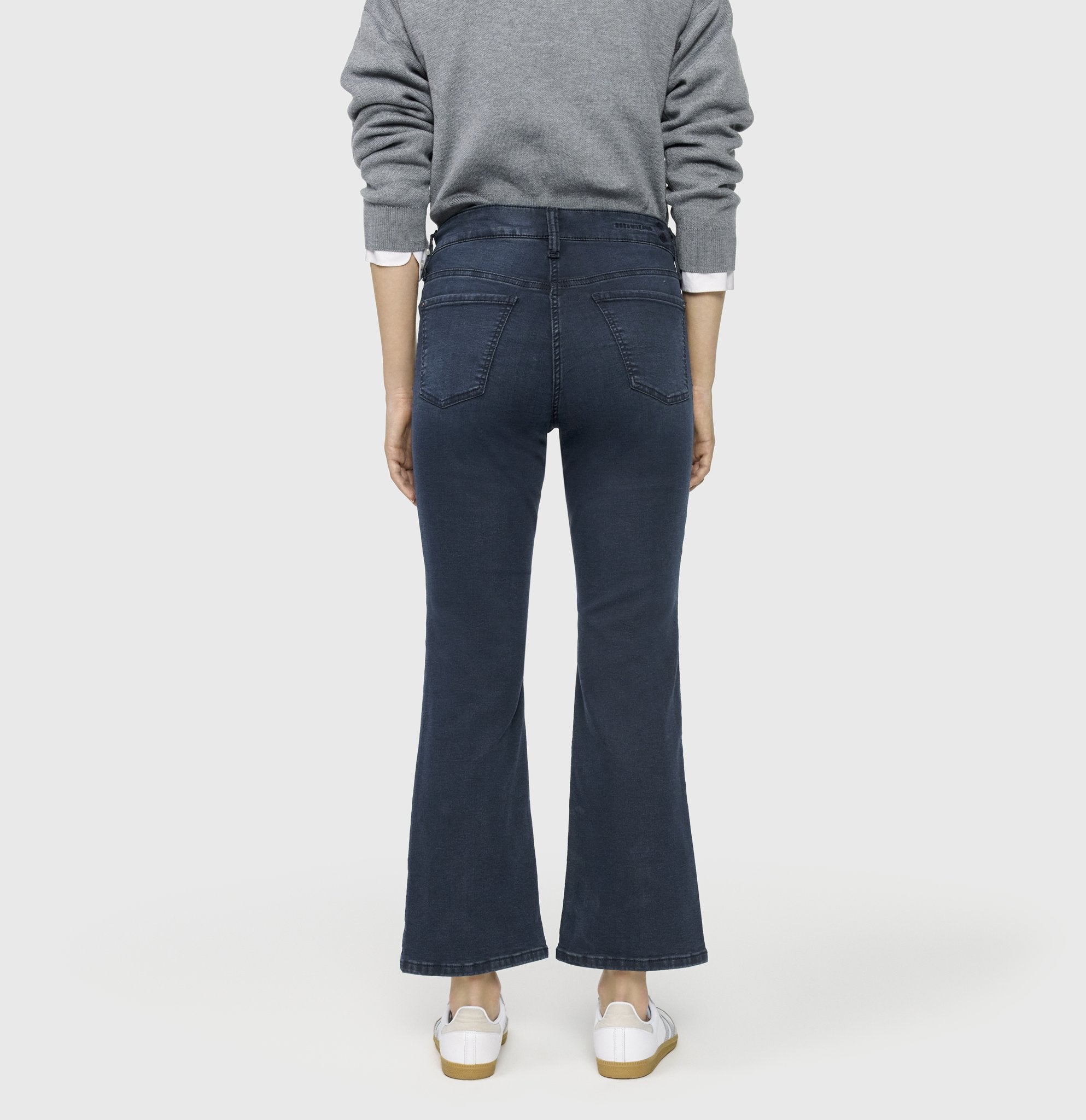 Mac Damen Jeans Blue Overdyed B
