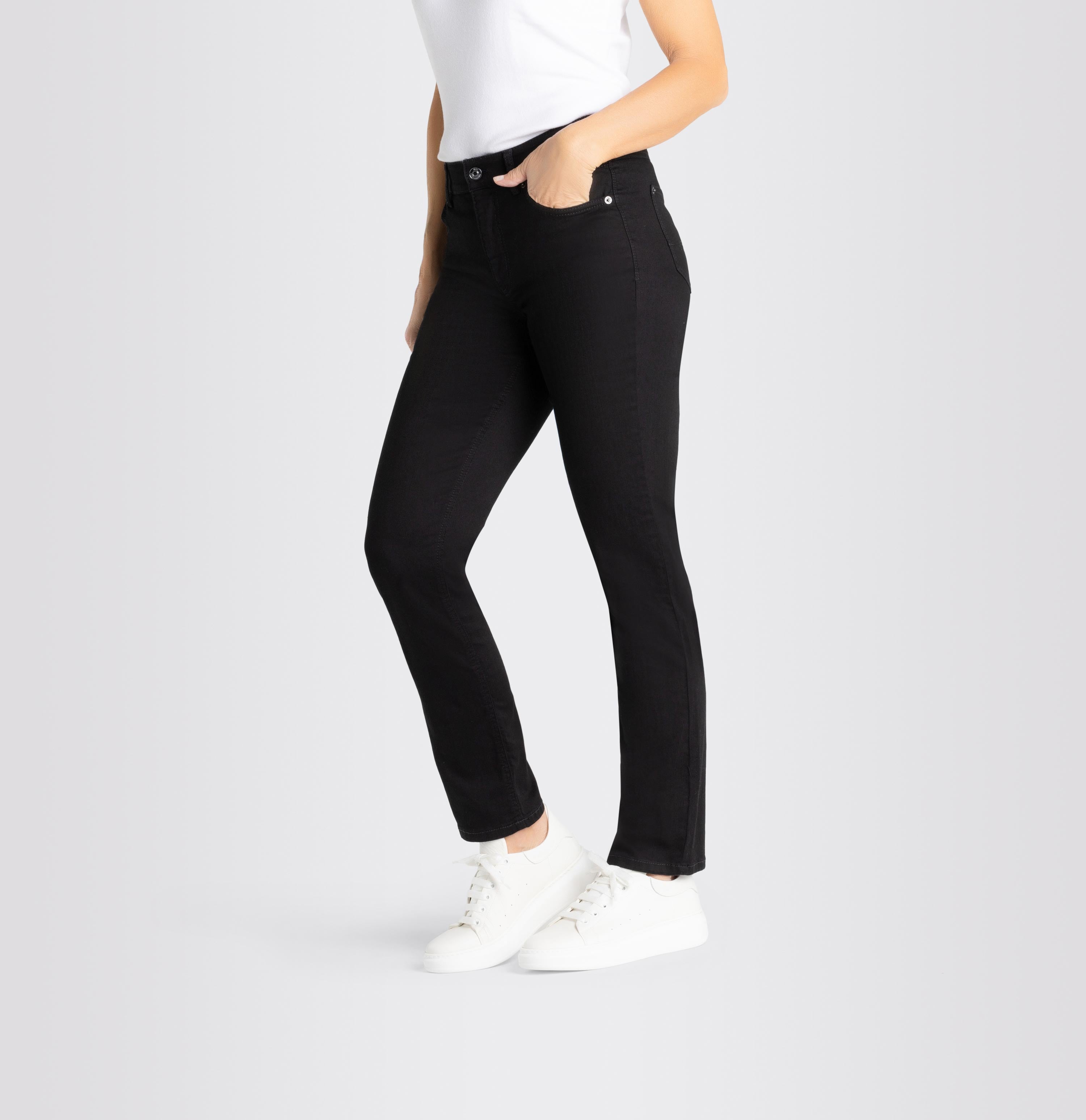 Mac Damen Jeans Black-Black