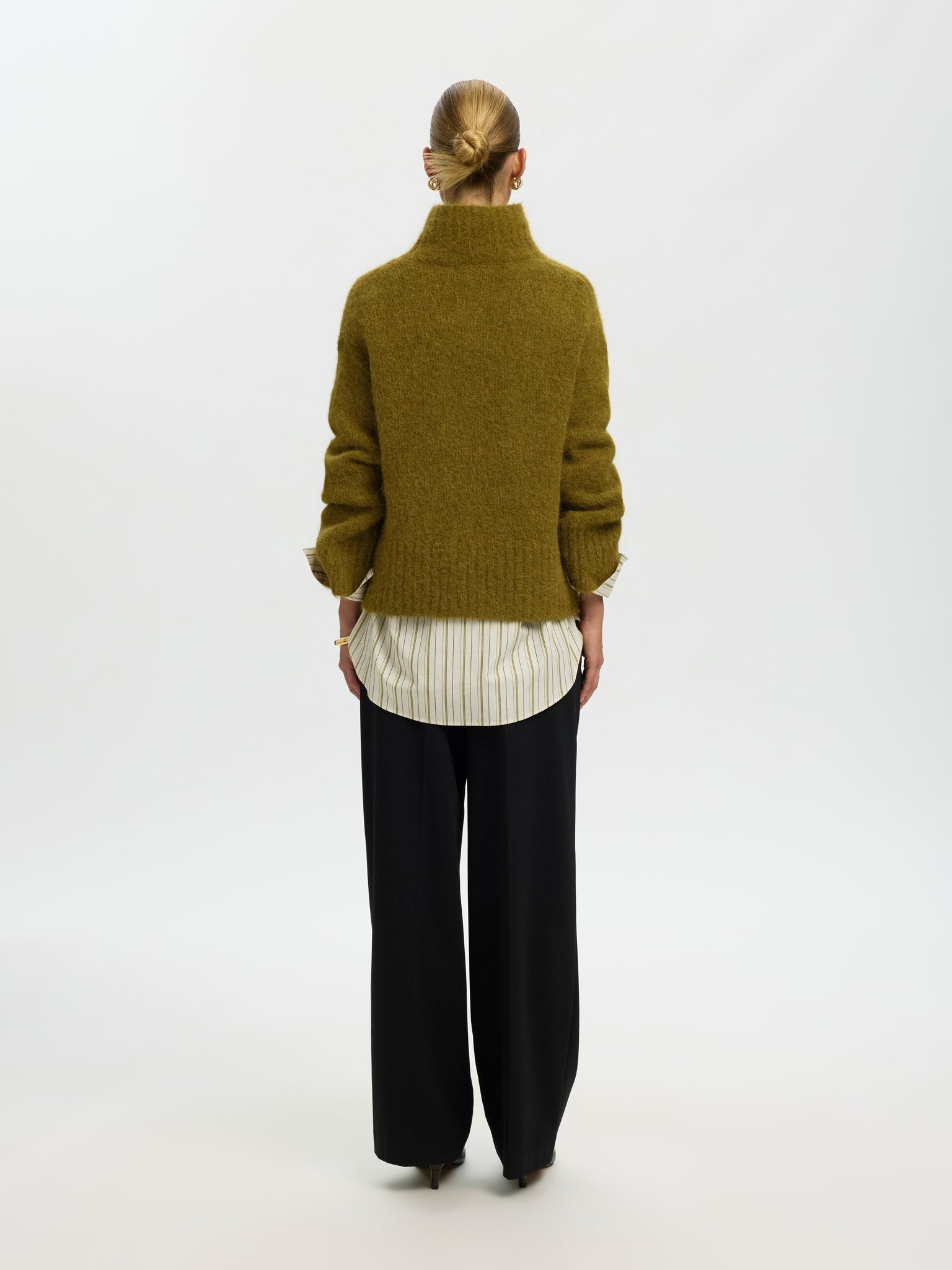 Selected Femme Damen Pullover Fir Green