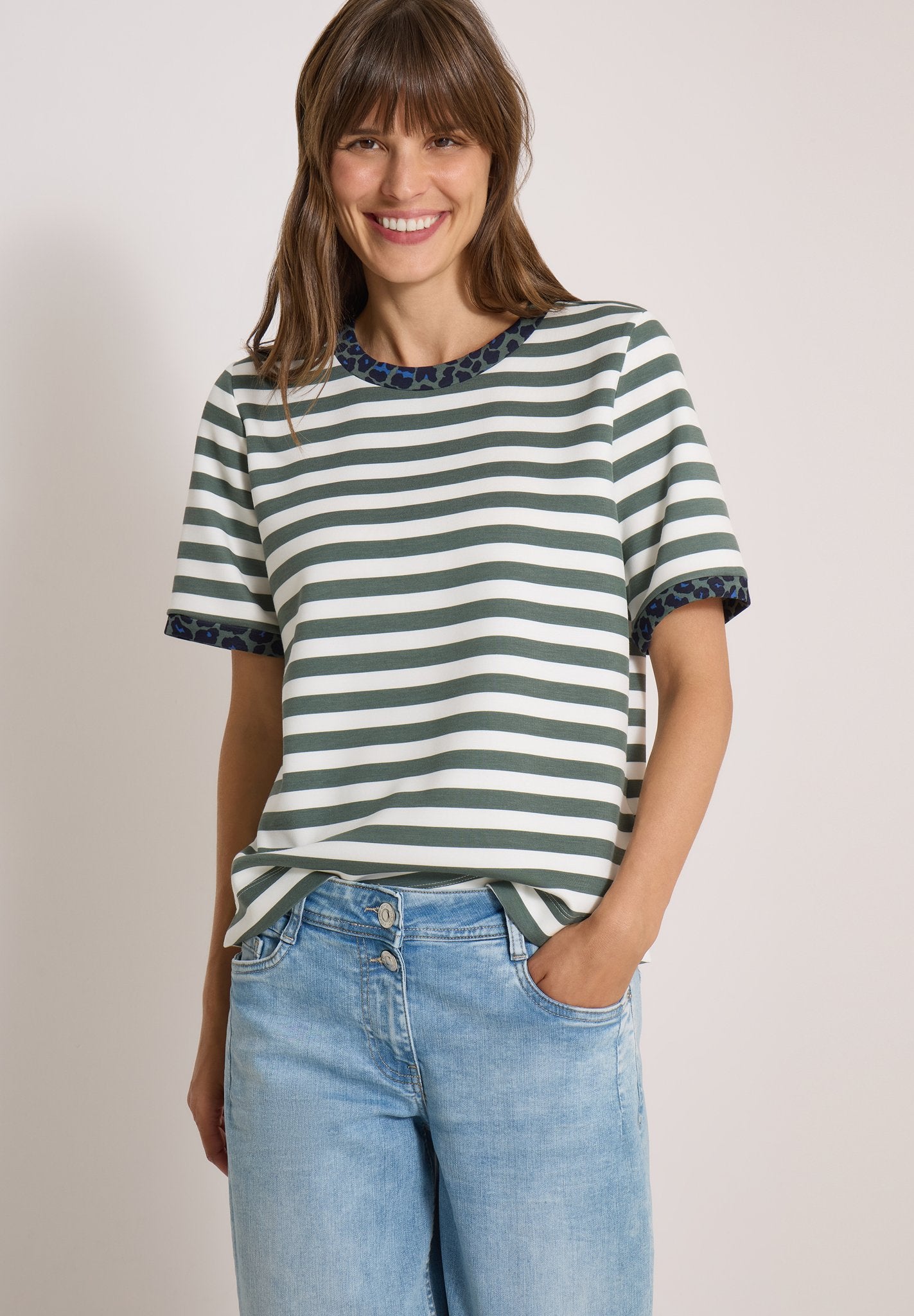 Cecil Damen T-Shirts  Dried Oli