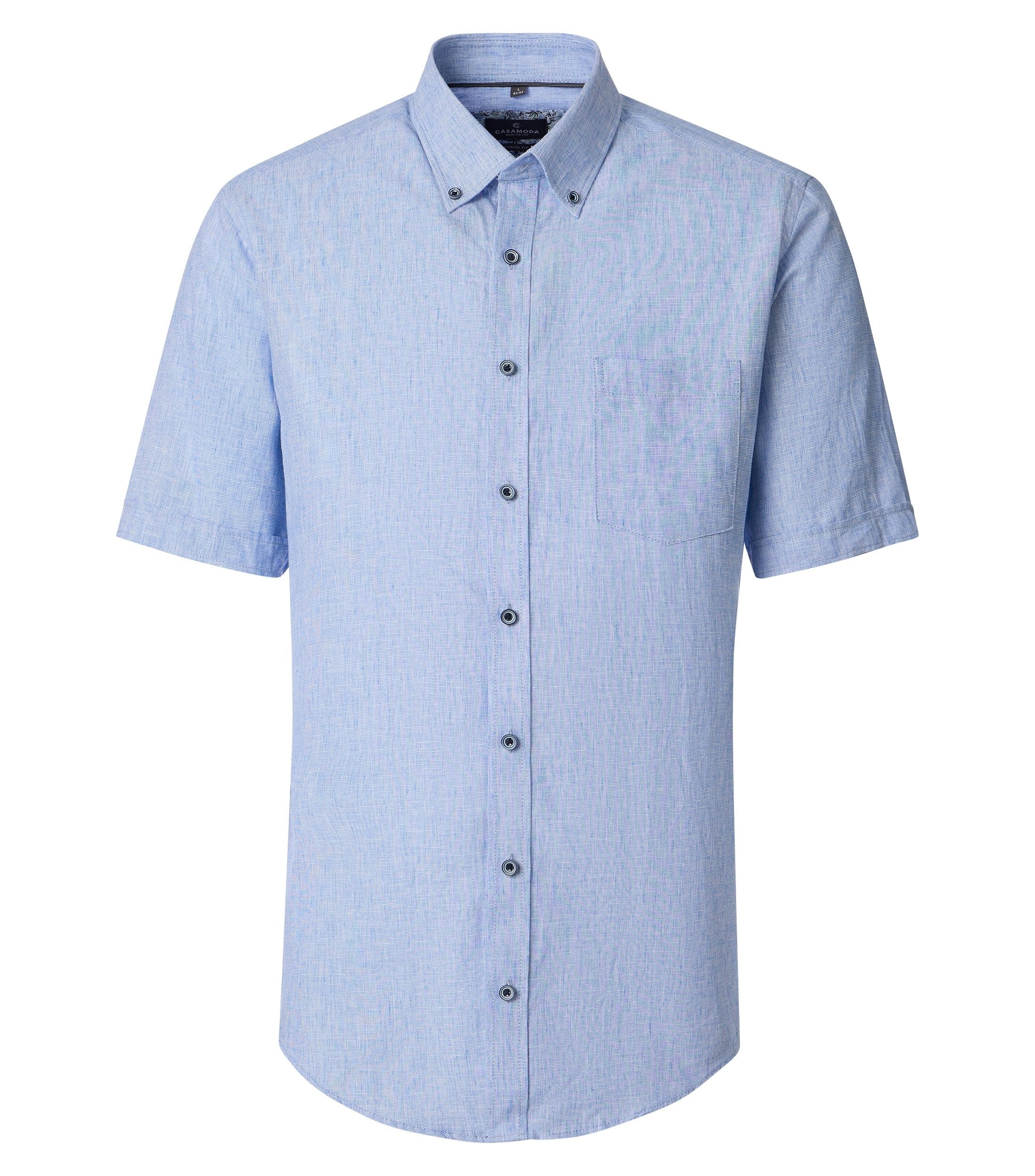 Casa Moda Herren Hemden kurz  Blau