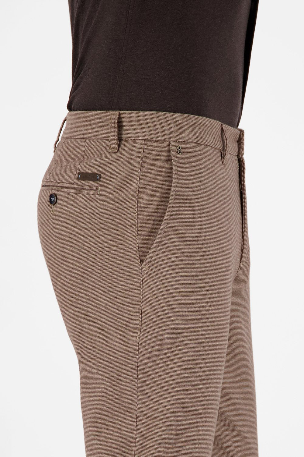 Gardeur Herren Hosen  Dunkelbeig