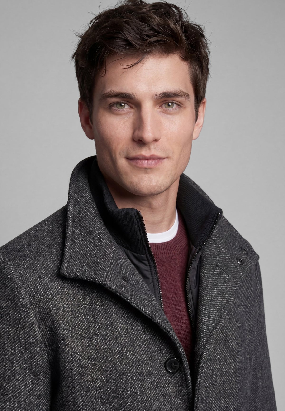 Calamar Herren Jacken Medium Grey