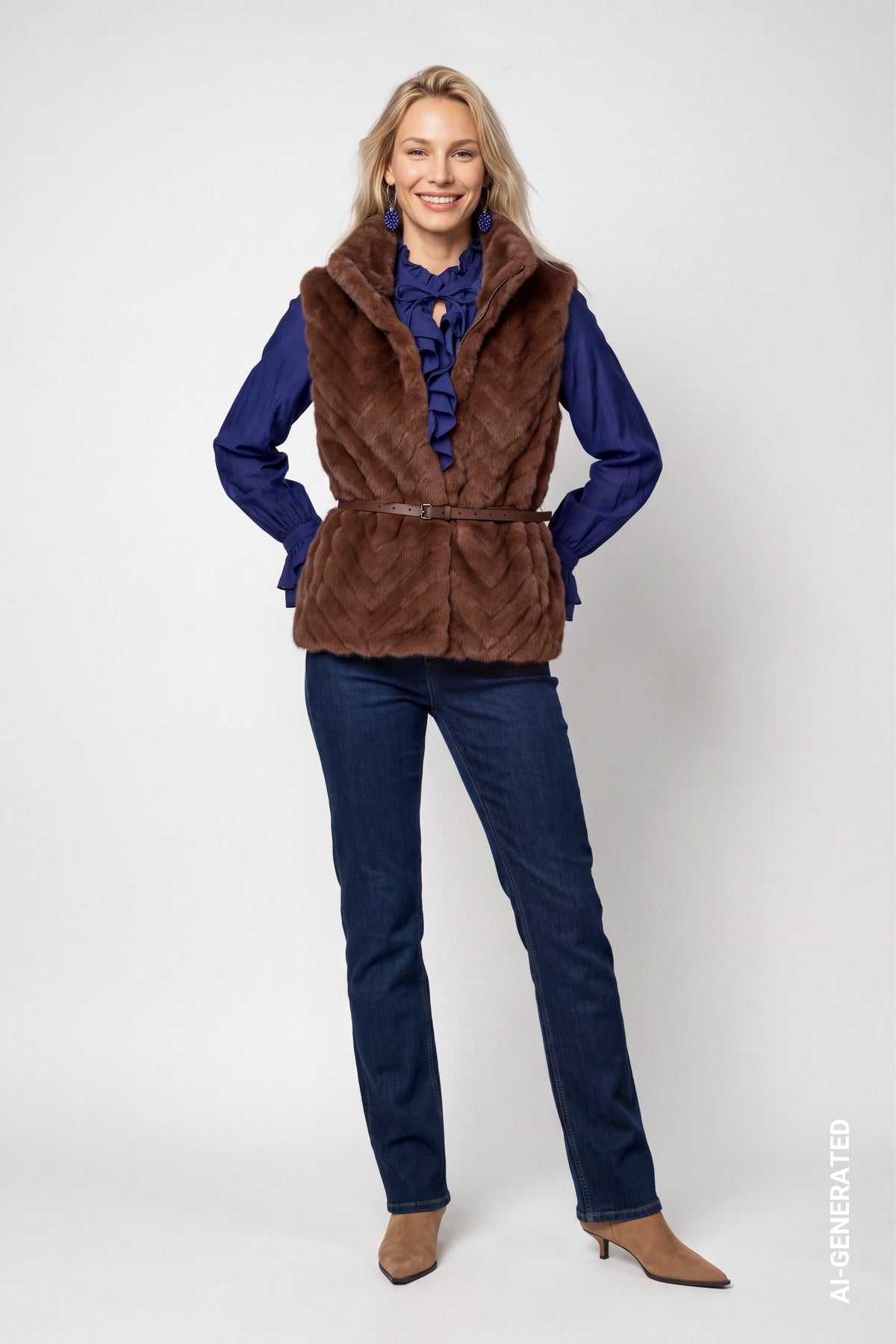 Monari Damen Outdoorwesten  Dark Tirami