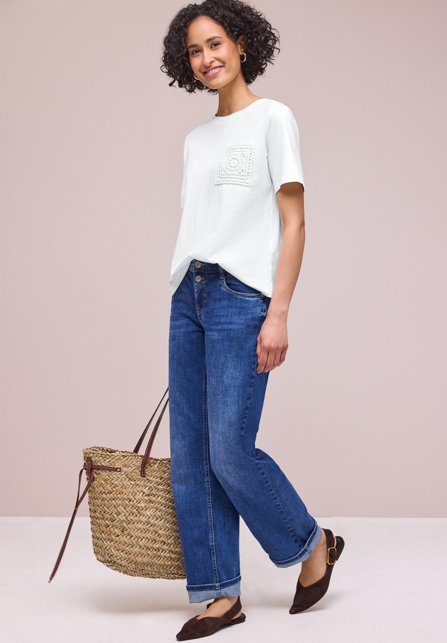 Street One Damen T-Shirts  Off White