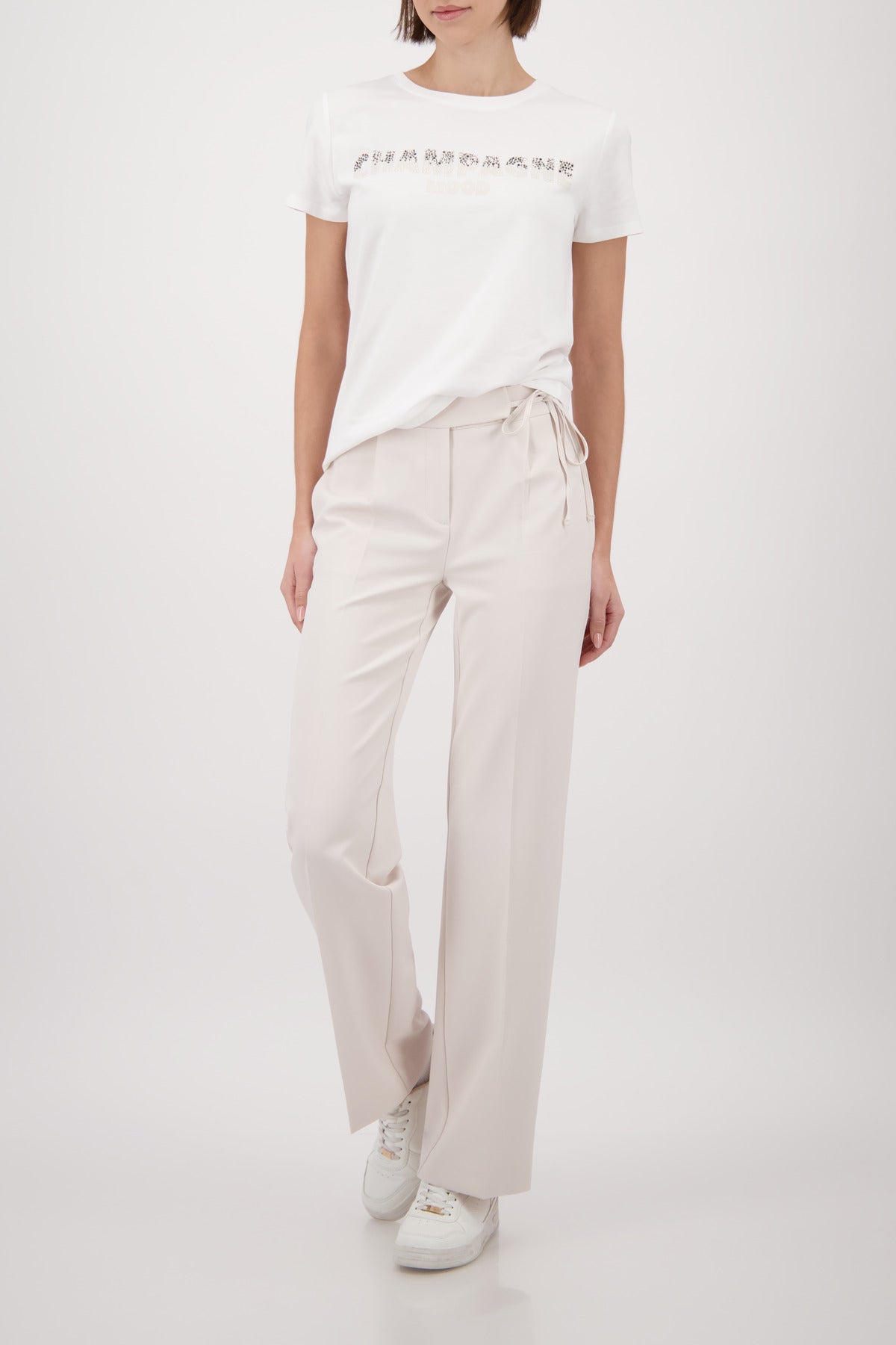 Monari Damen T-Shirts  Off-White