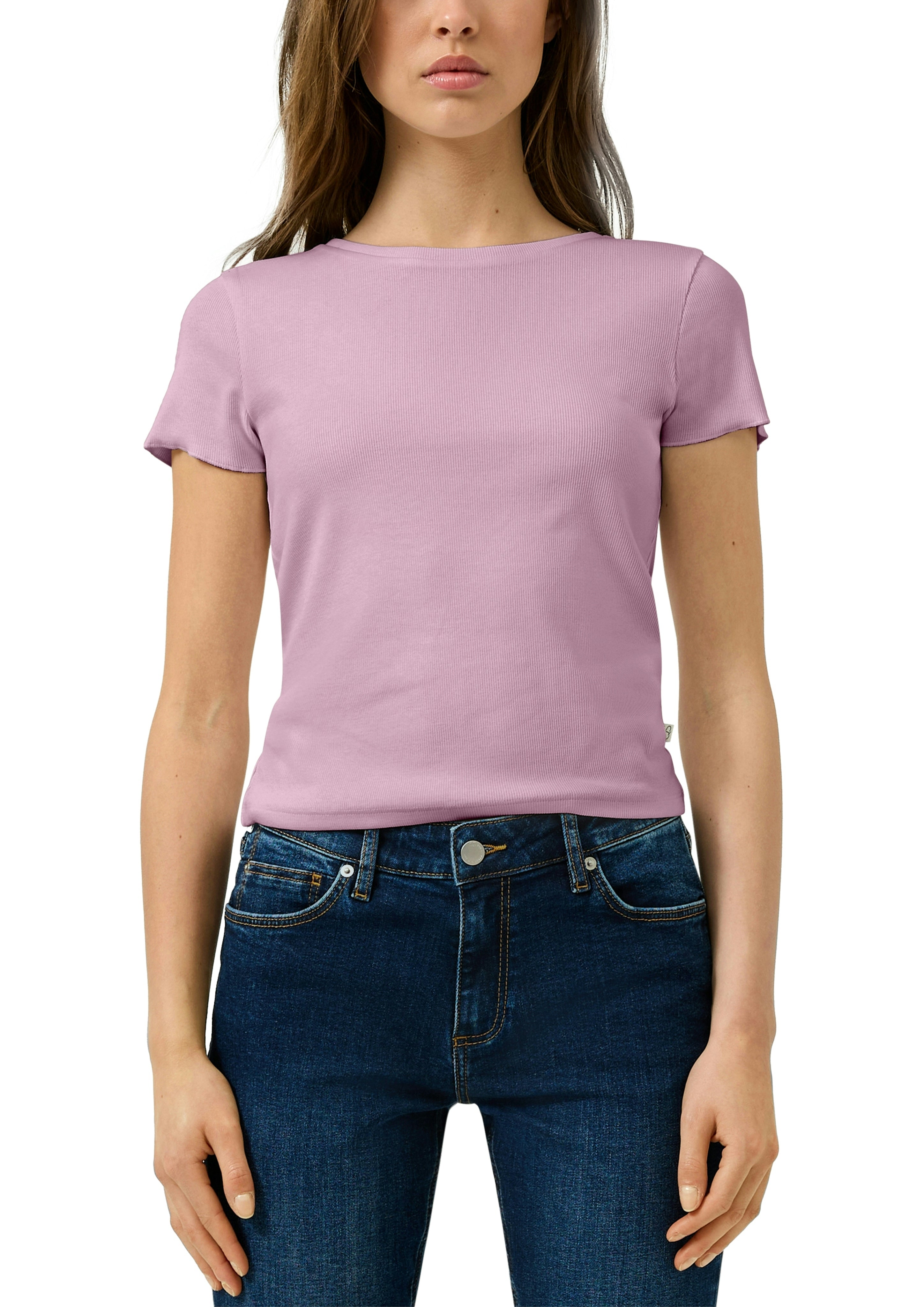 QS by S.Oliver Damen T-Shirts Lilac/Pink
