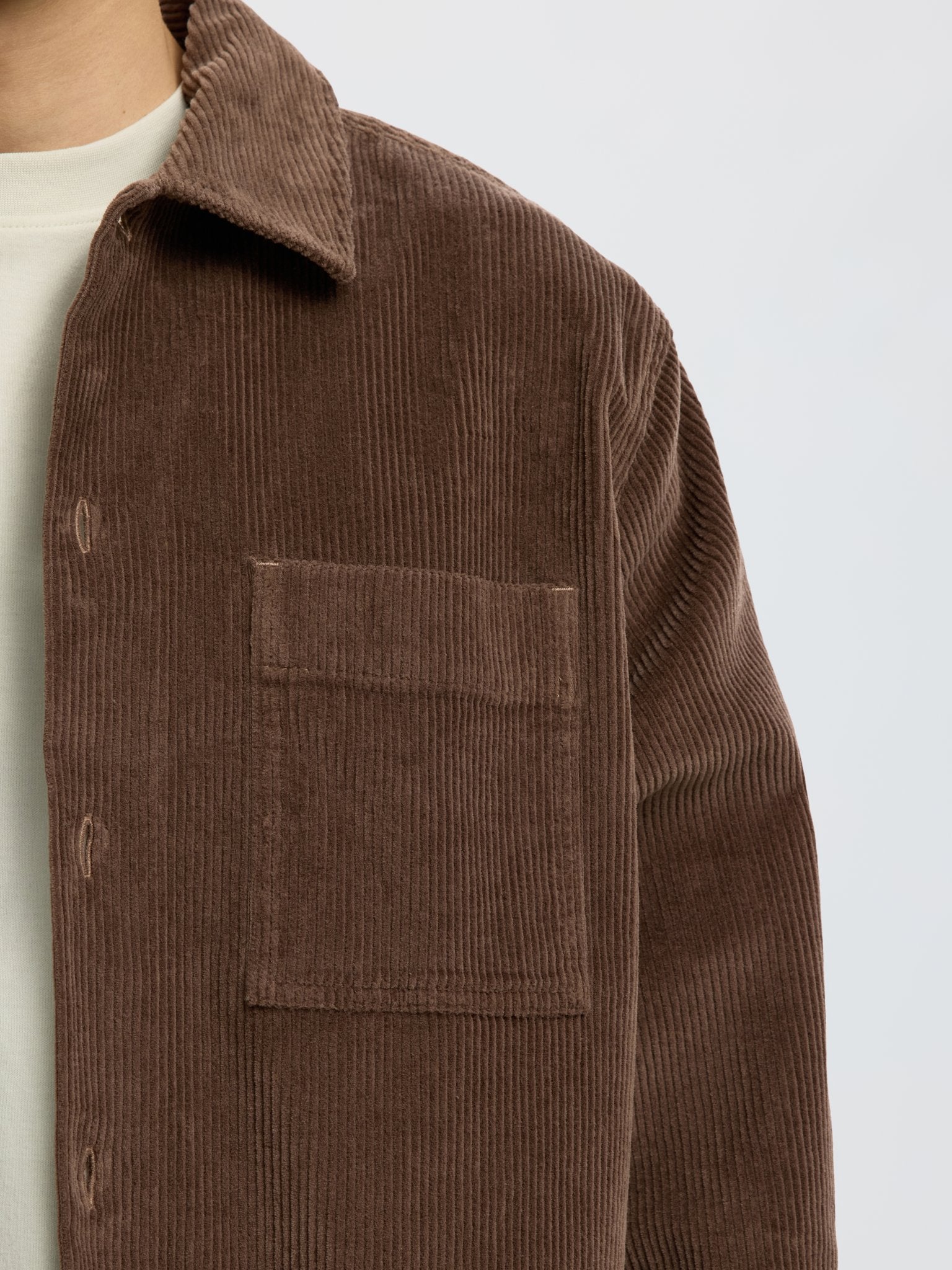 Selected homme Herren Hemden  Chocolat