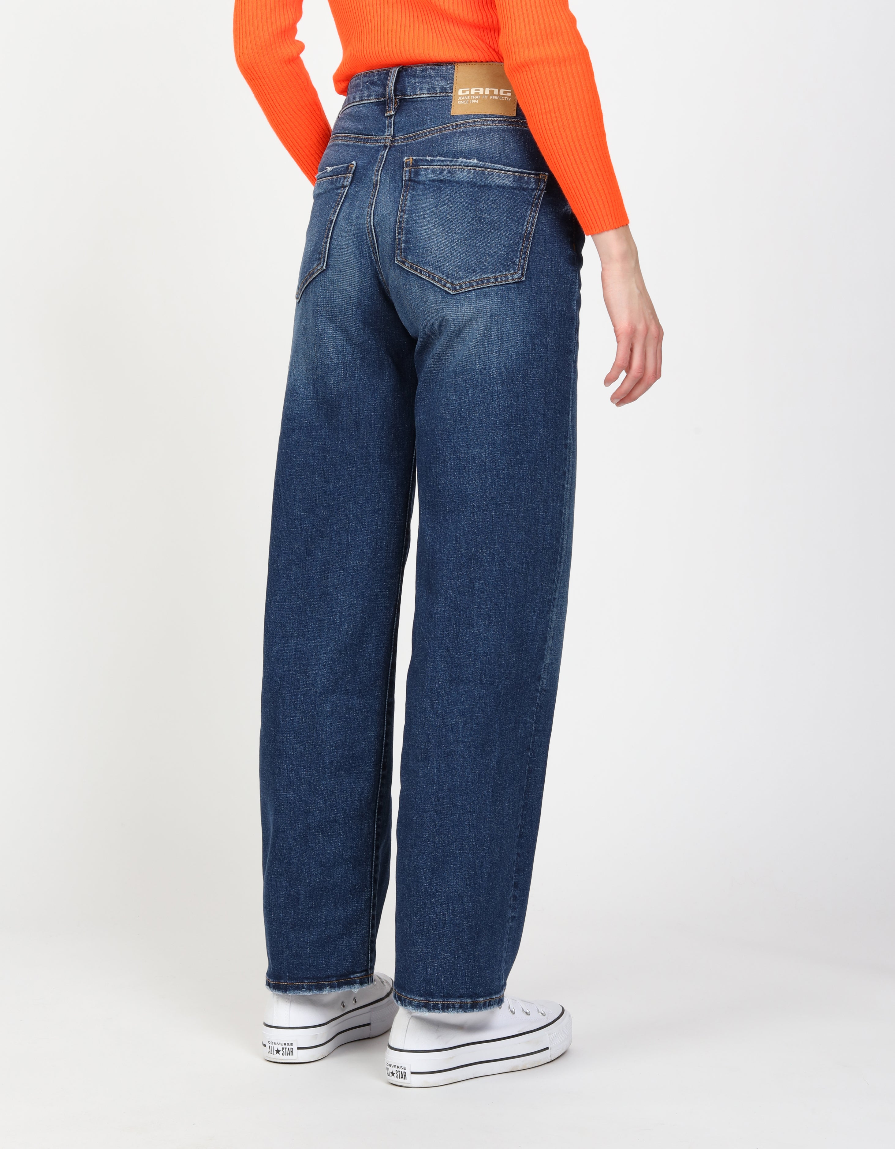 Gang Damen Jeans  Blue Destr