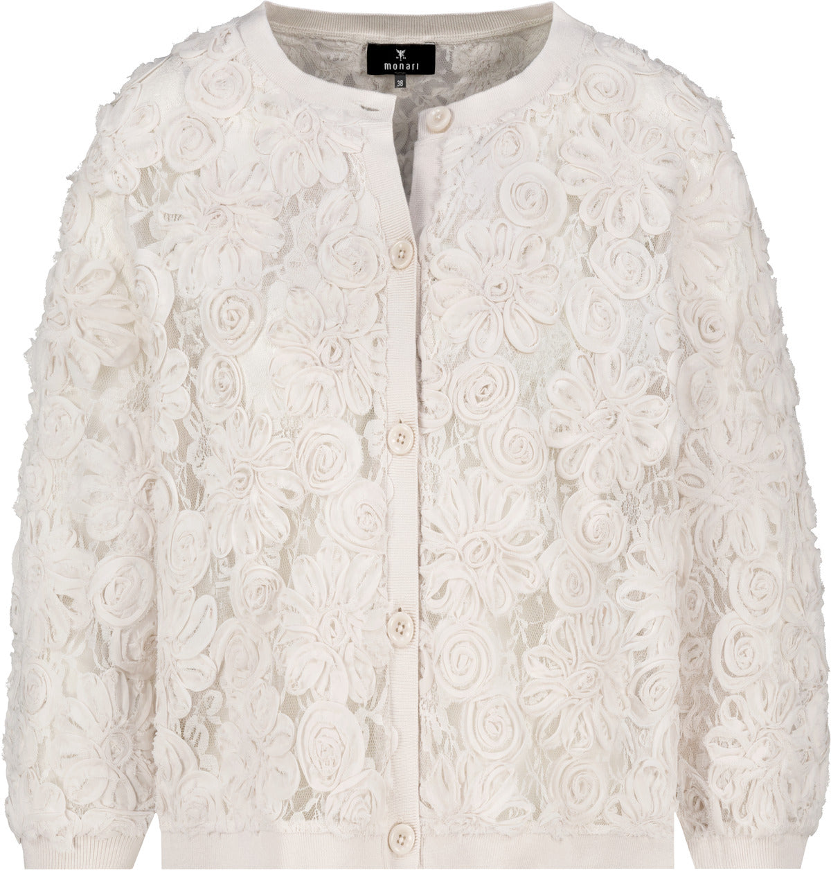 Monari Damen Strickjacken Pearly
