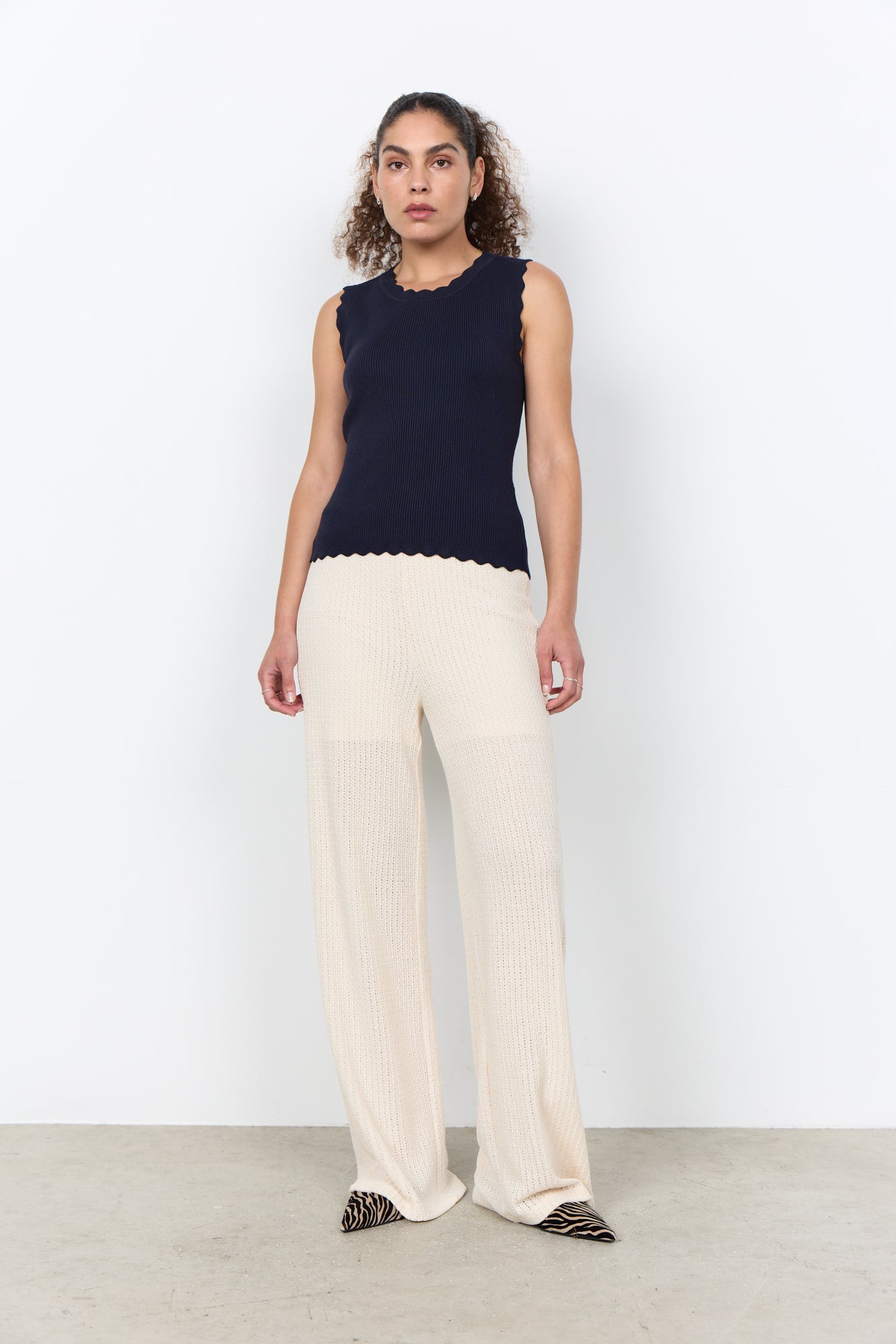 Soya Concept Damen Hosen Cream