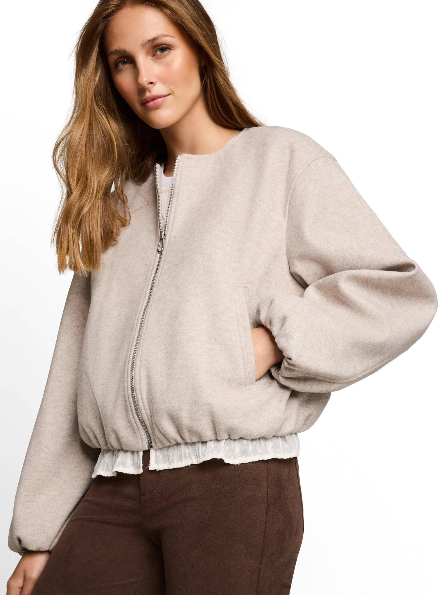 Tom Tailor denim Damen Jacken Atmosphere Beig