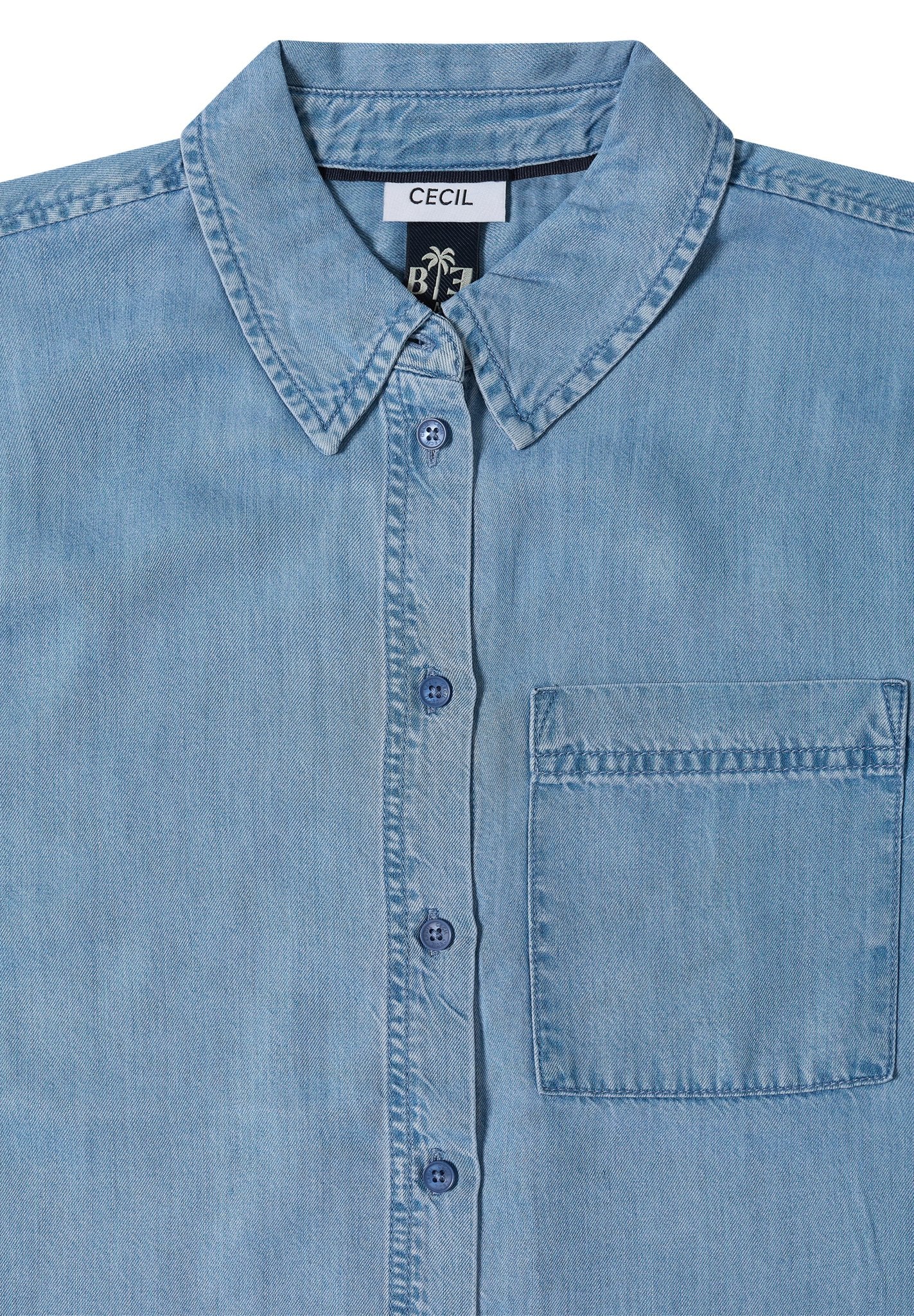Cecil Damen Blusen  Light Blu