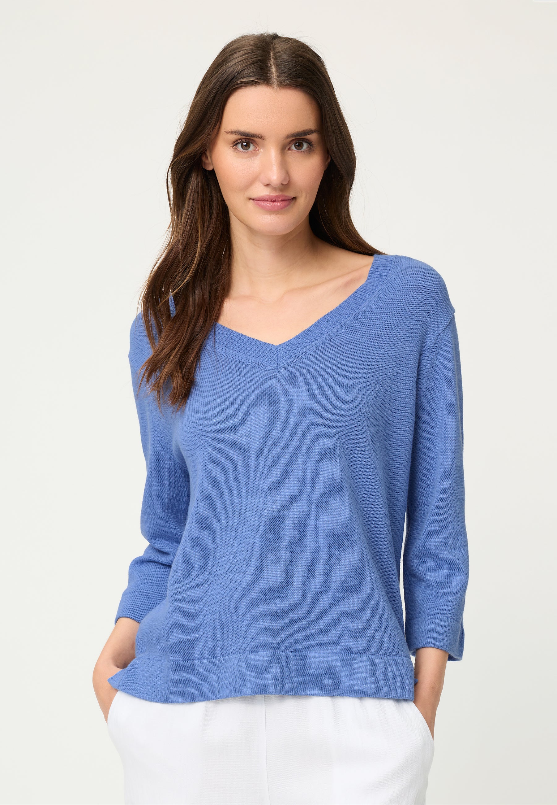 Olsen Damen Pullover  Bay Blue