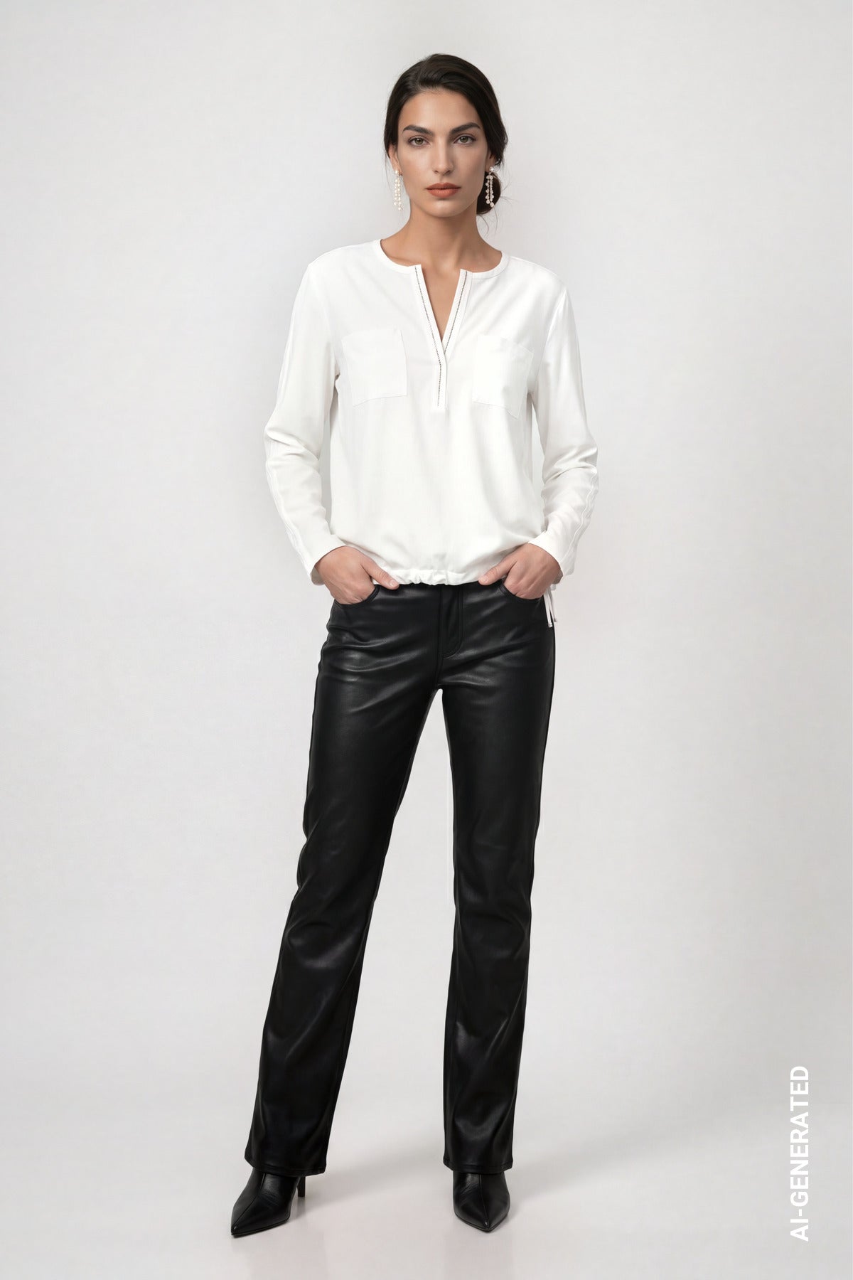 Monari Damen T-Shirts  Off-White