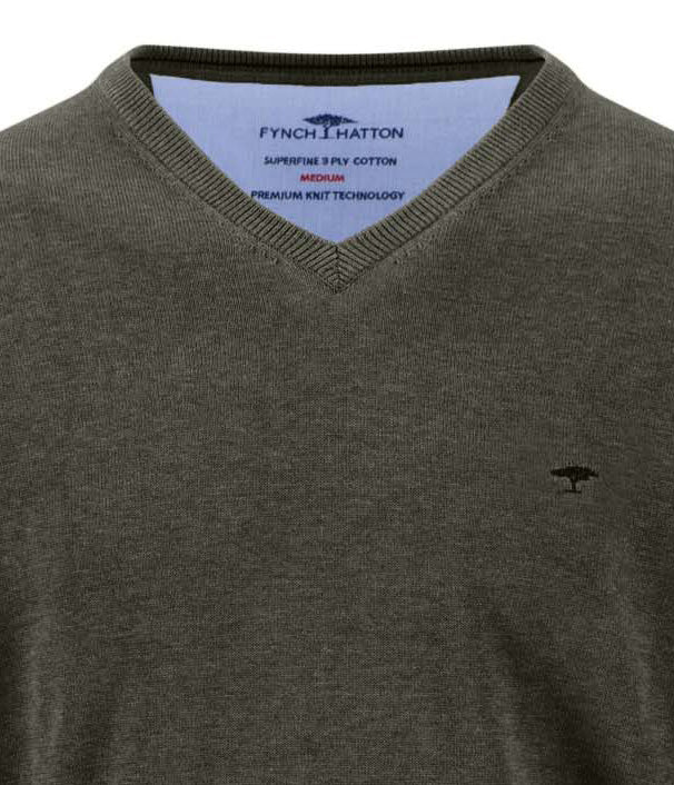 Fynch-Hatton Herren Pullover Cypress