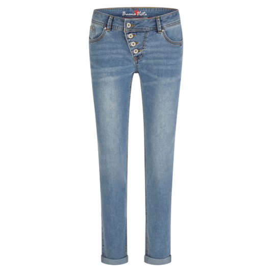 Buena Vista Damen Jeans Light Stone