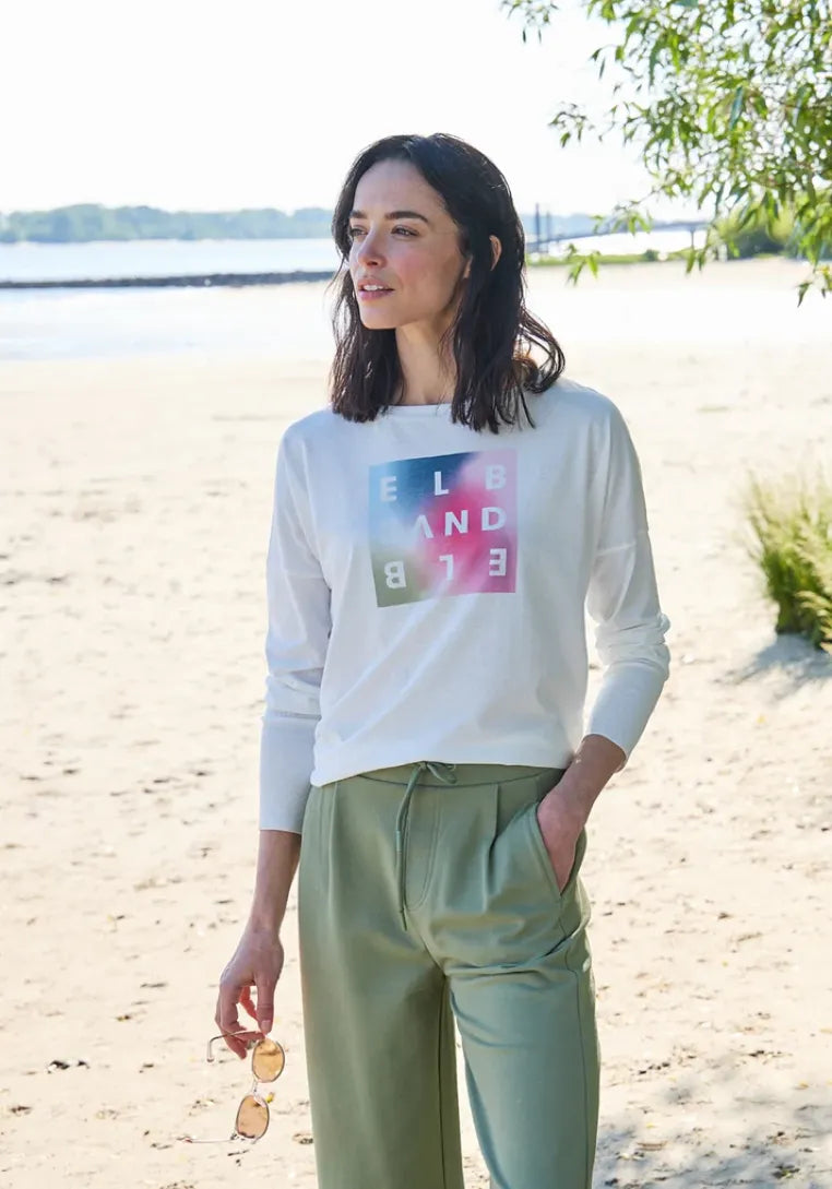 Elbsand Damen Sweatjacken  Cloud Wh