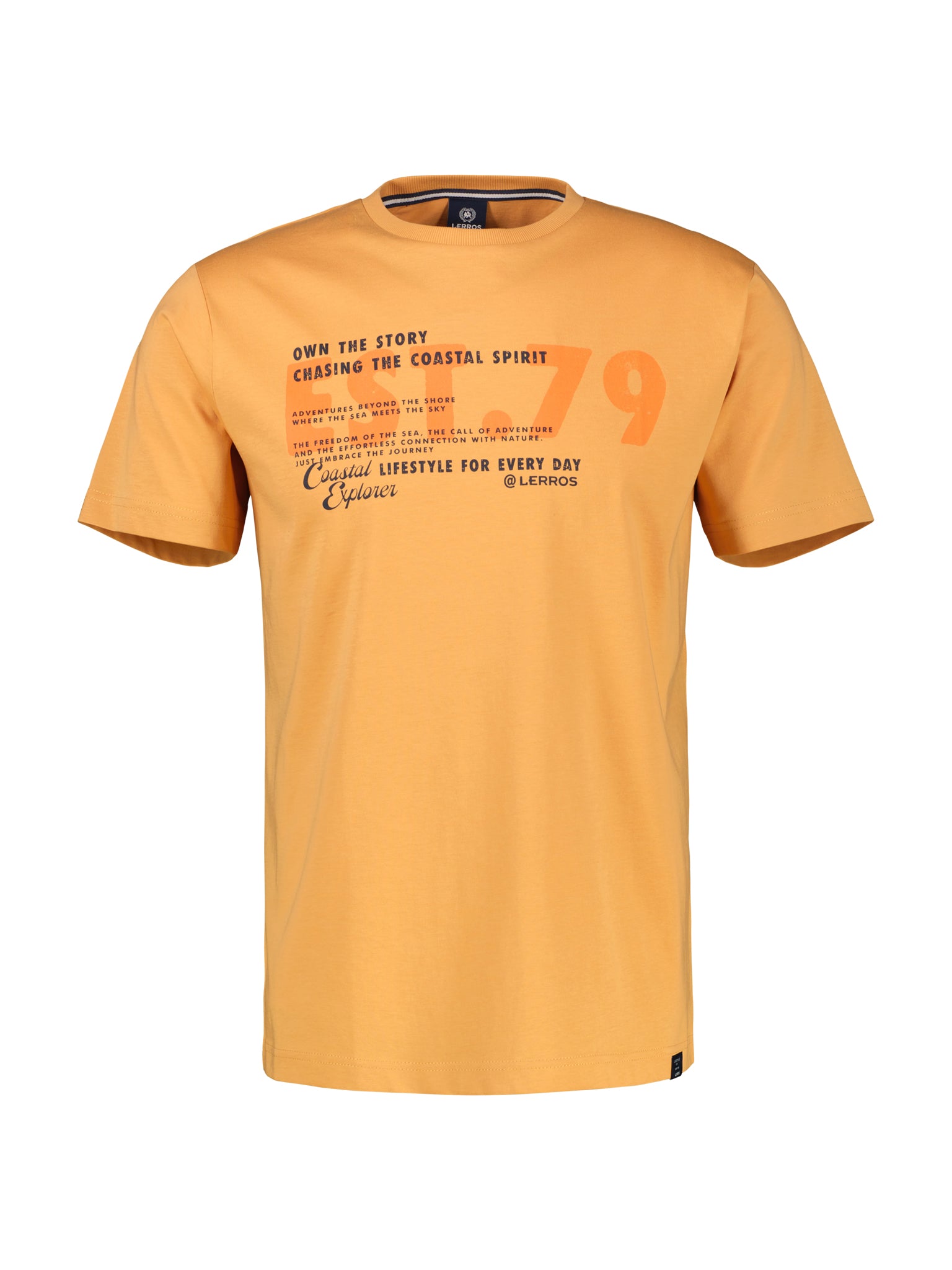 Lerros Herren T-Shirts kurz Dull Peach