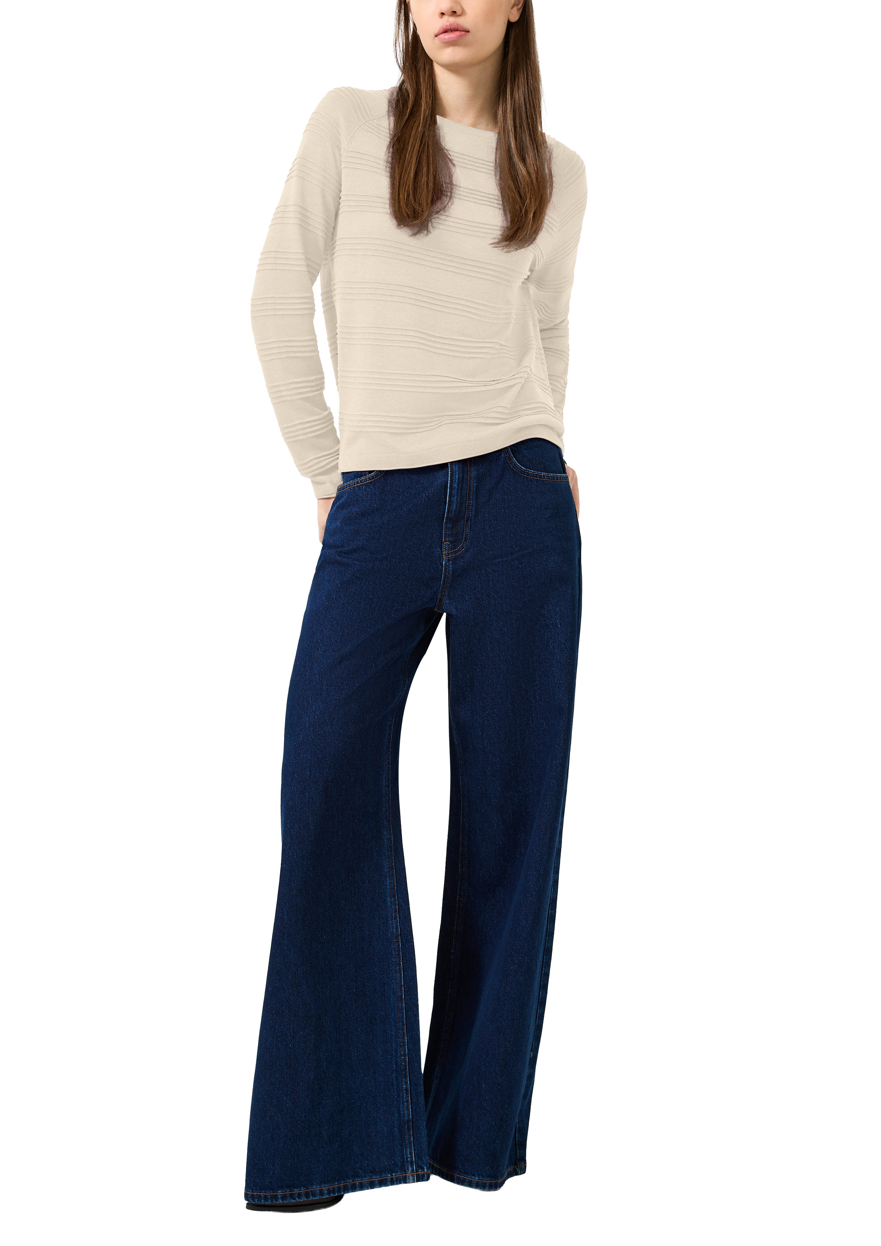 QS by S.Oliver Damen Pullover W White