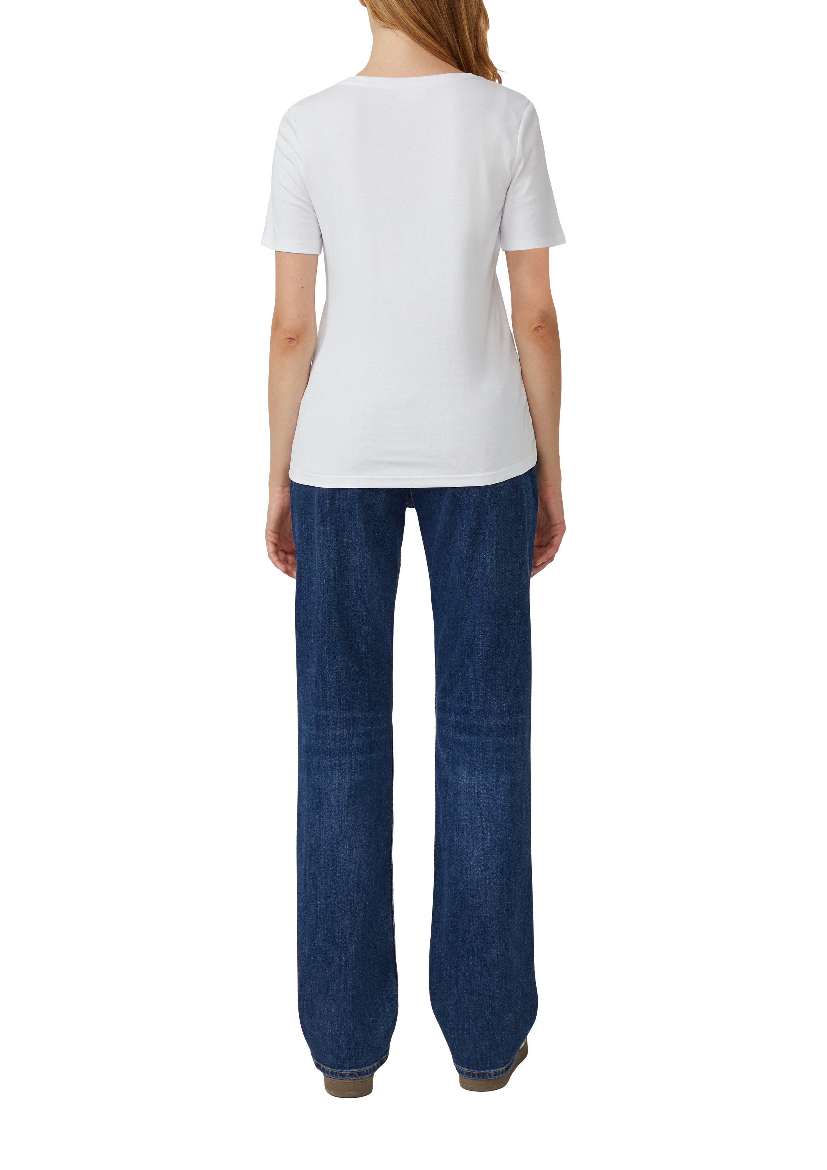 S. Oliver red Damen T-Shirts White
