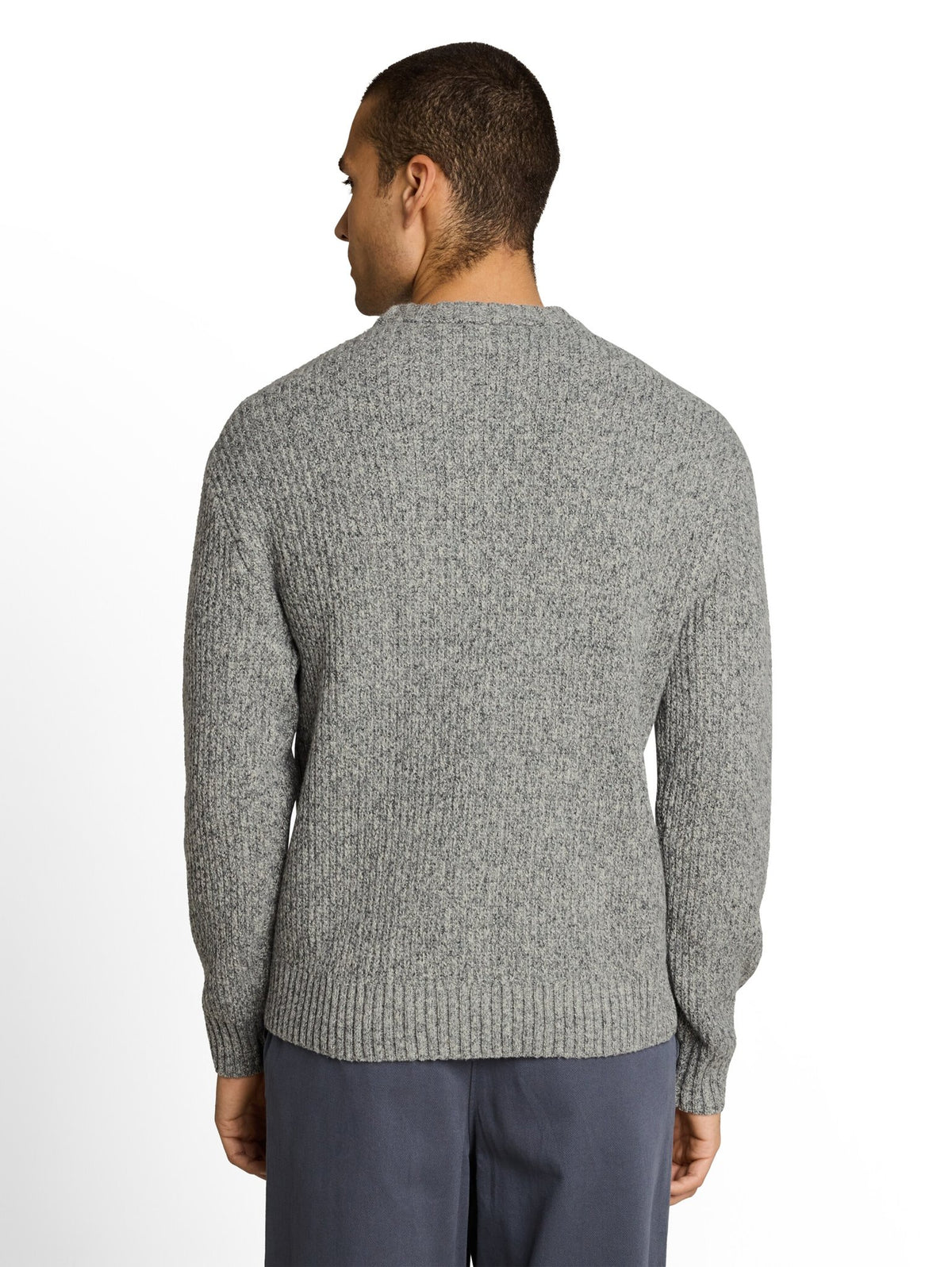 Tom Tailor denim Herren Pullover Grey Black Stru