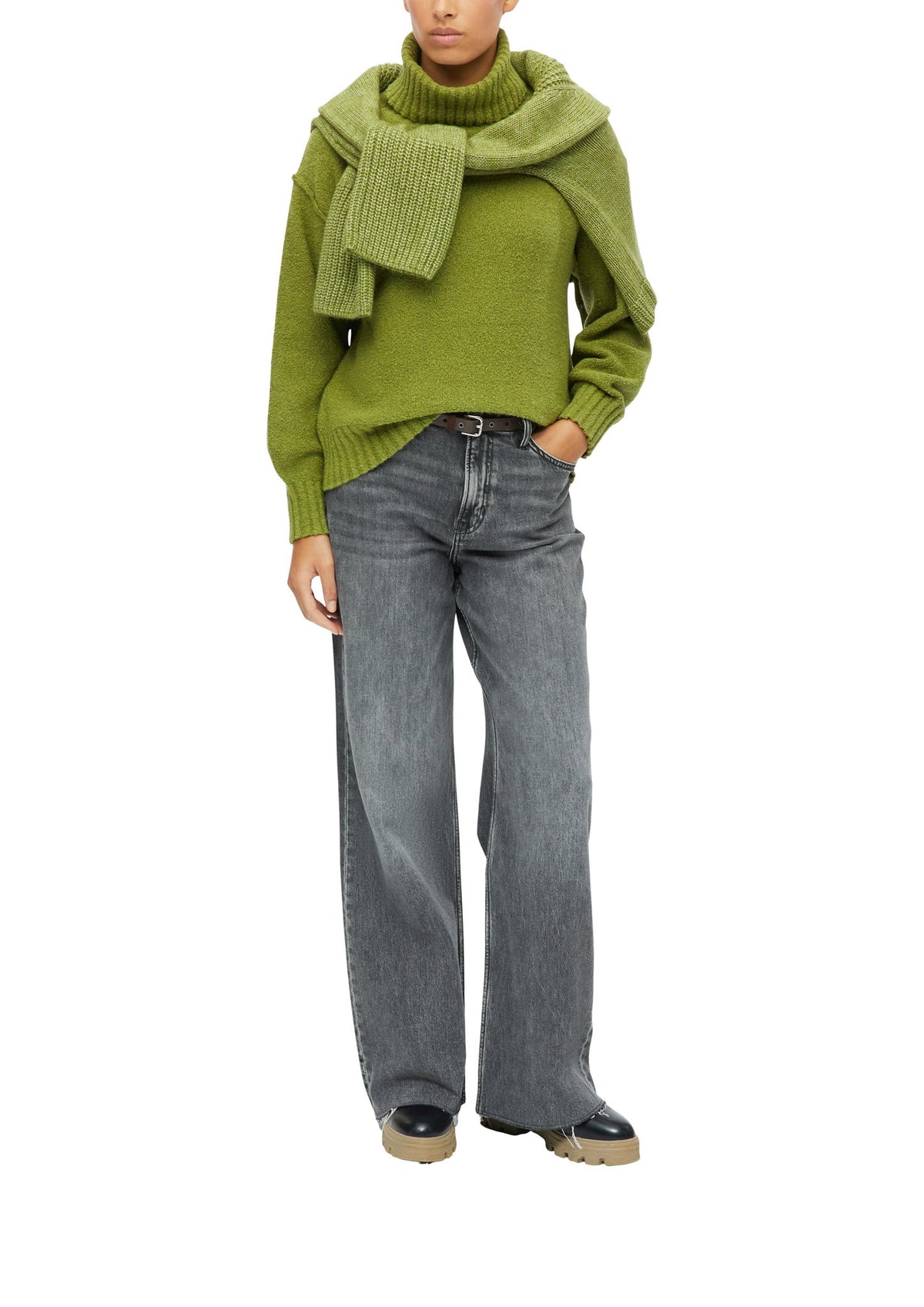 S. Oliver red Damen Pullover  Green