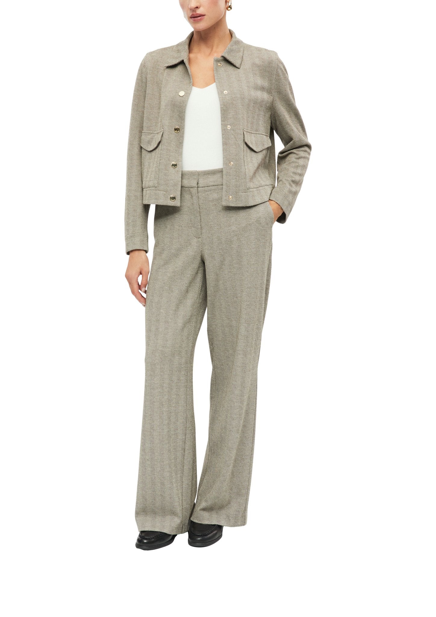 S. Oliver black Damen Blazer X Grey/Black