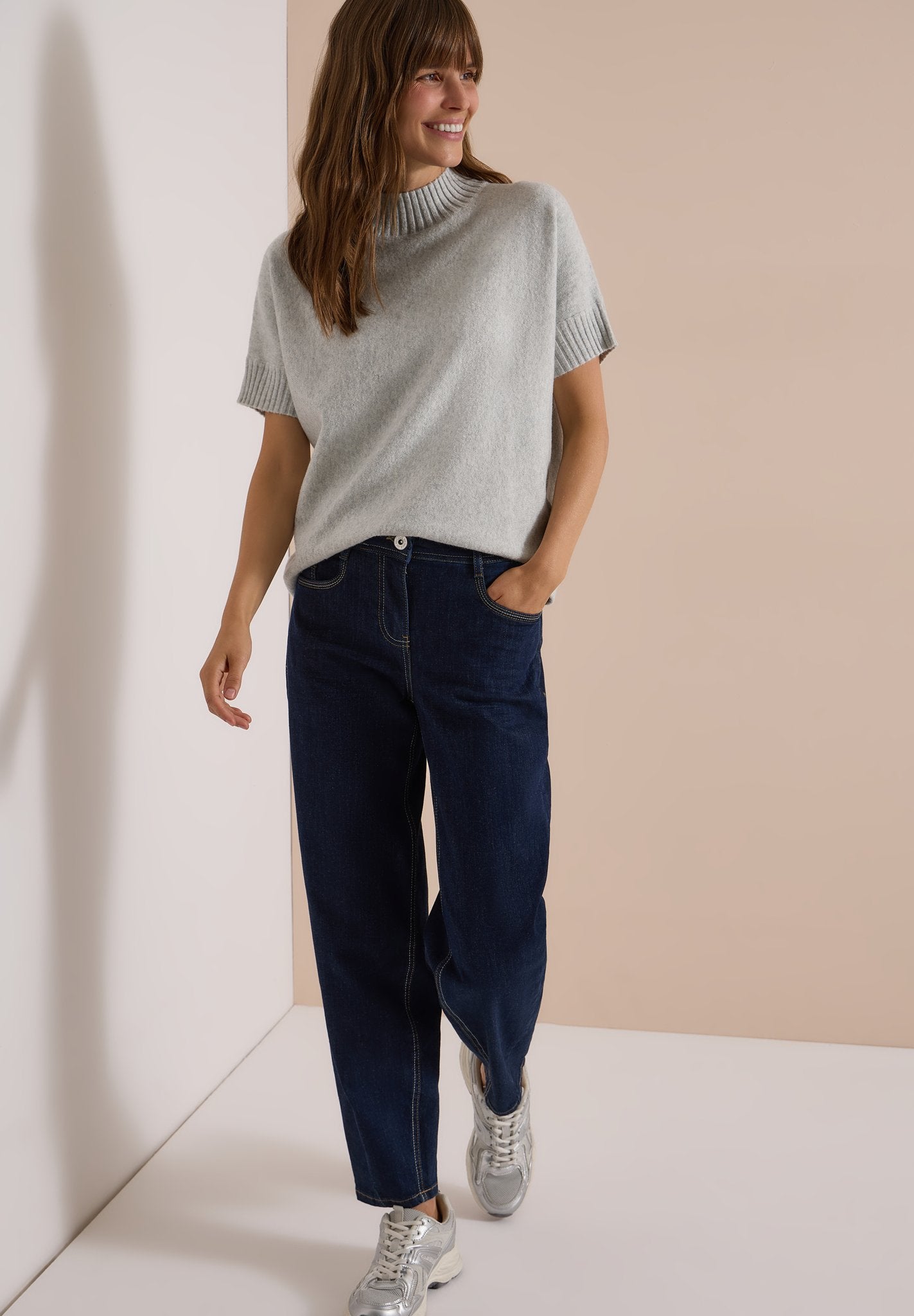 Cecil Damen Pullover  Light Gre