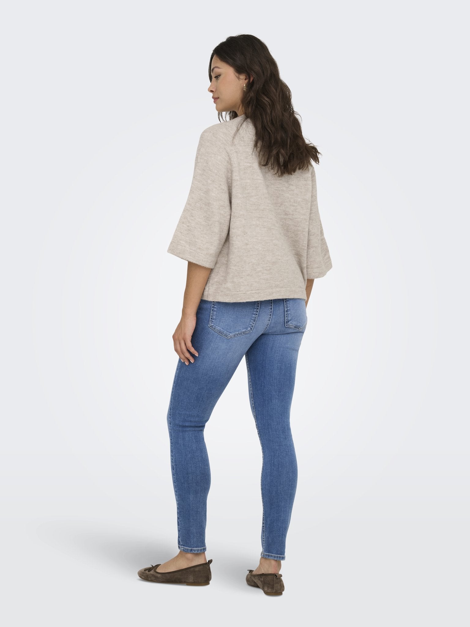 only Damen Pullover Pumice Stone/Me