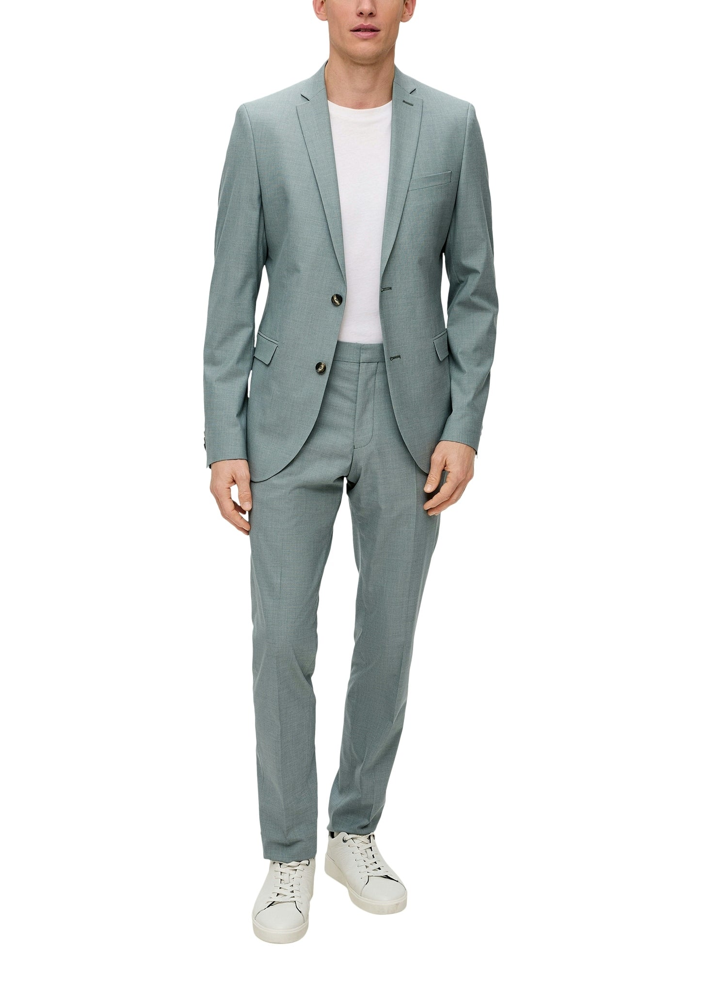 S. Oliver black Herren Sakkos Green