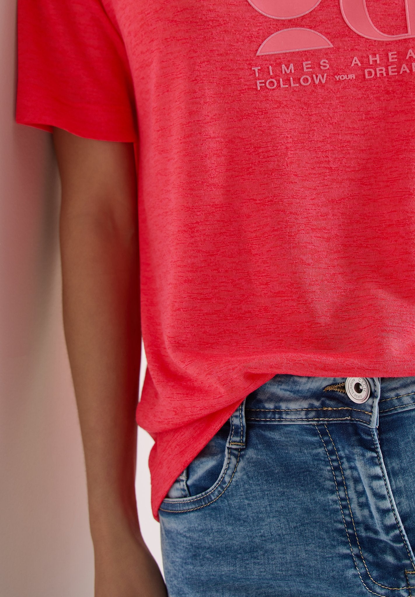 Cecil Damen T-Shirts  Fresh Red