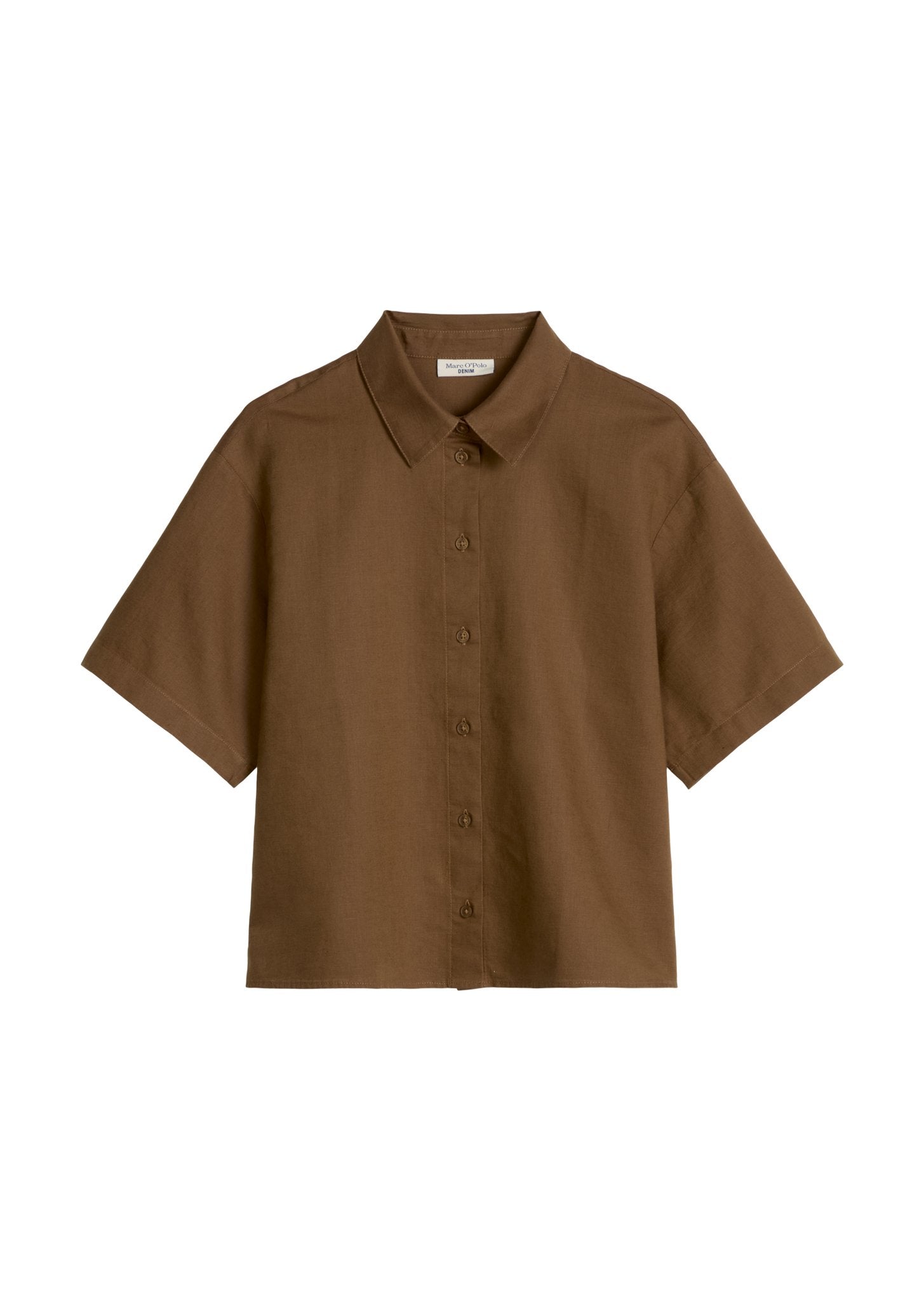 Marc O`Polo denim Damen Blusen kurz Umbra Brown