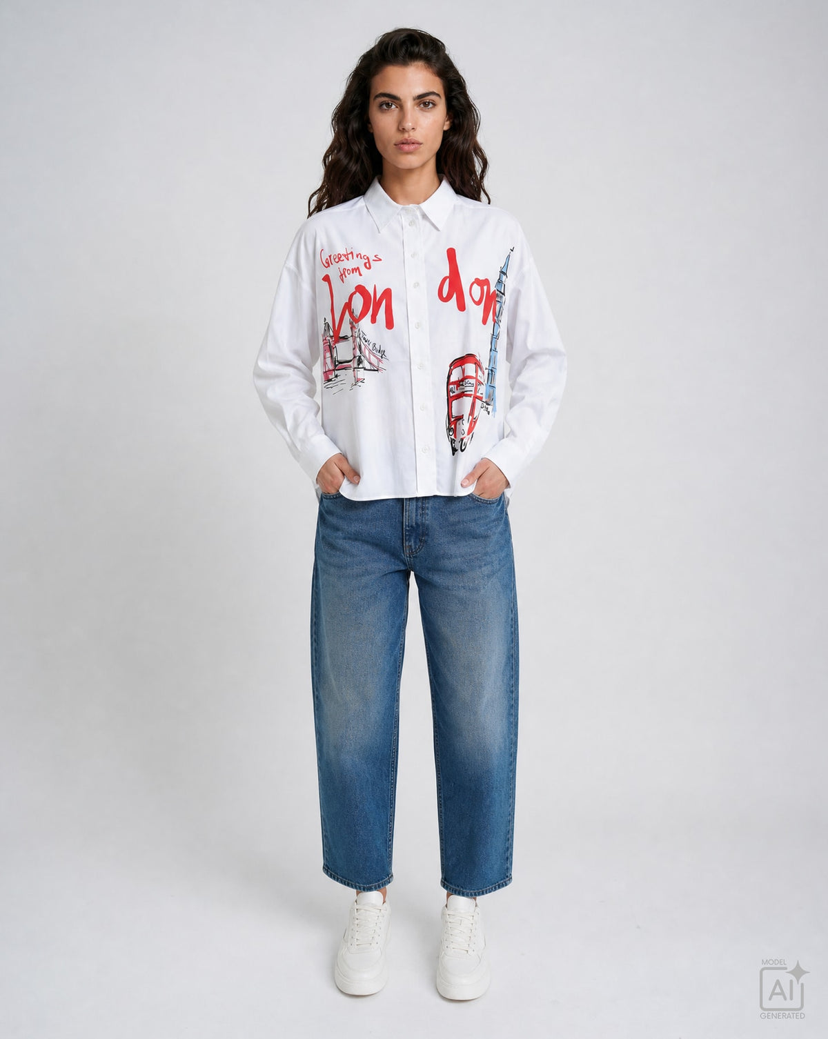 Milano Damen Blusen White