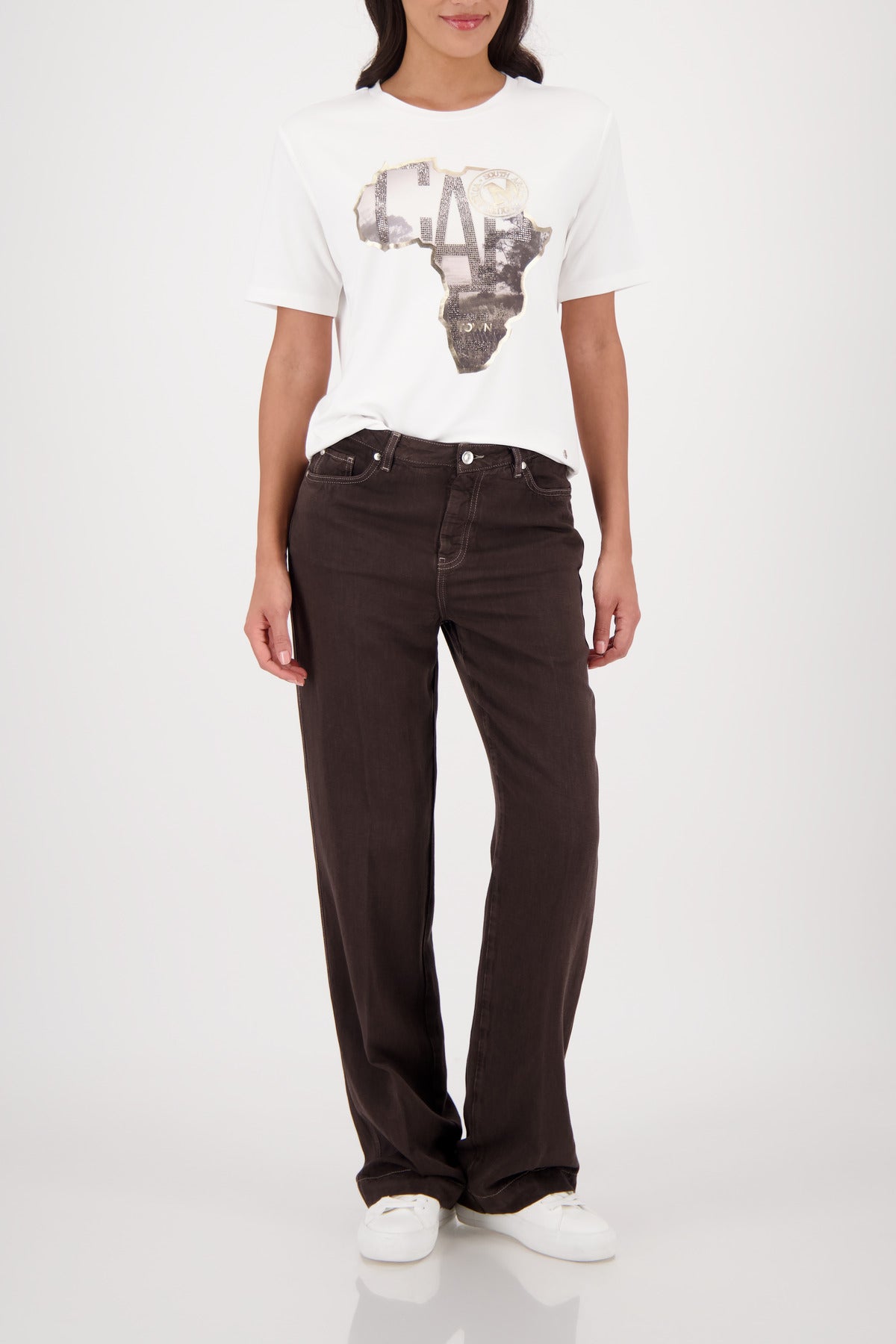 Monari Damen T-Shirts Off-White