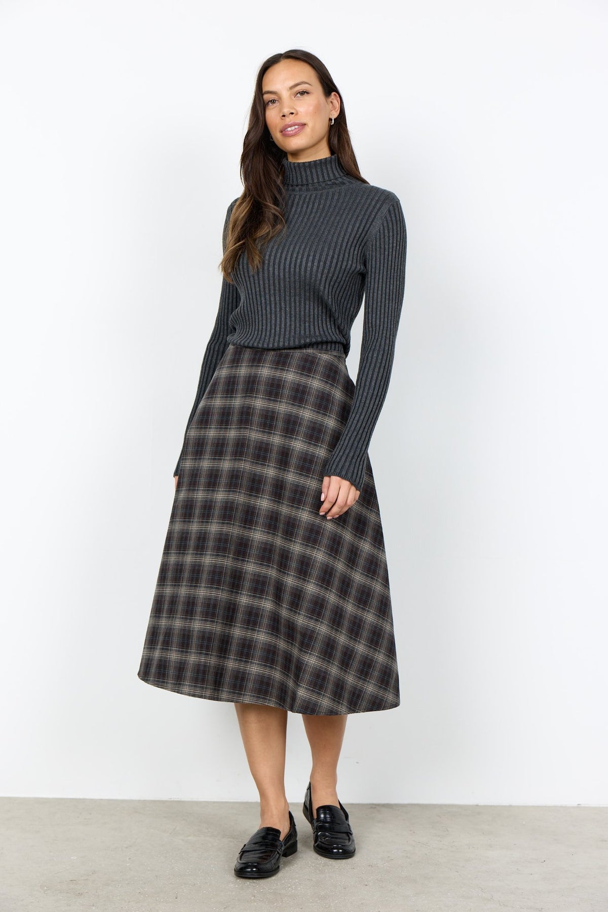 Soya Concept Damen Pullover Dark Earth Mela
