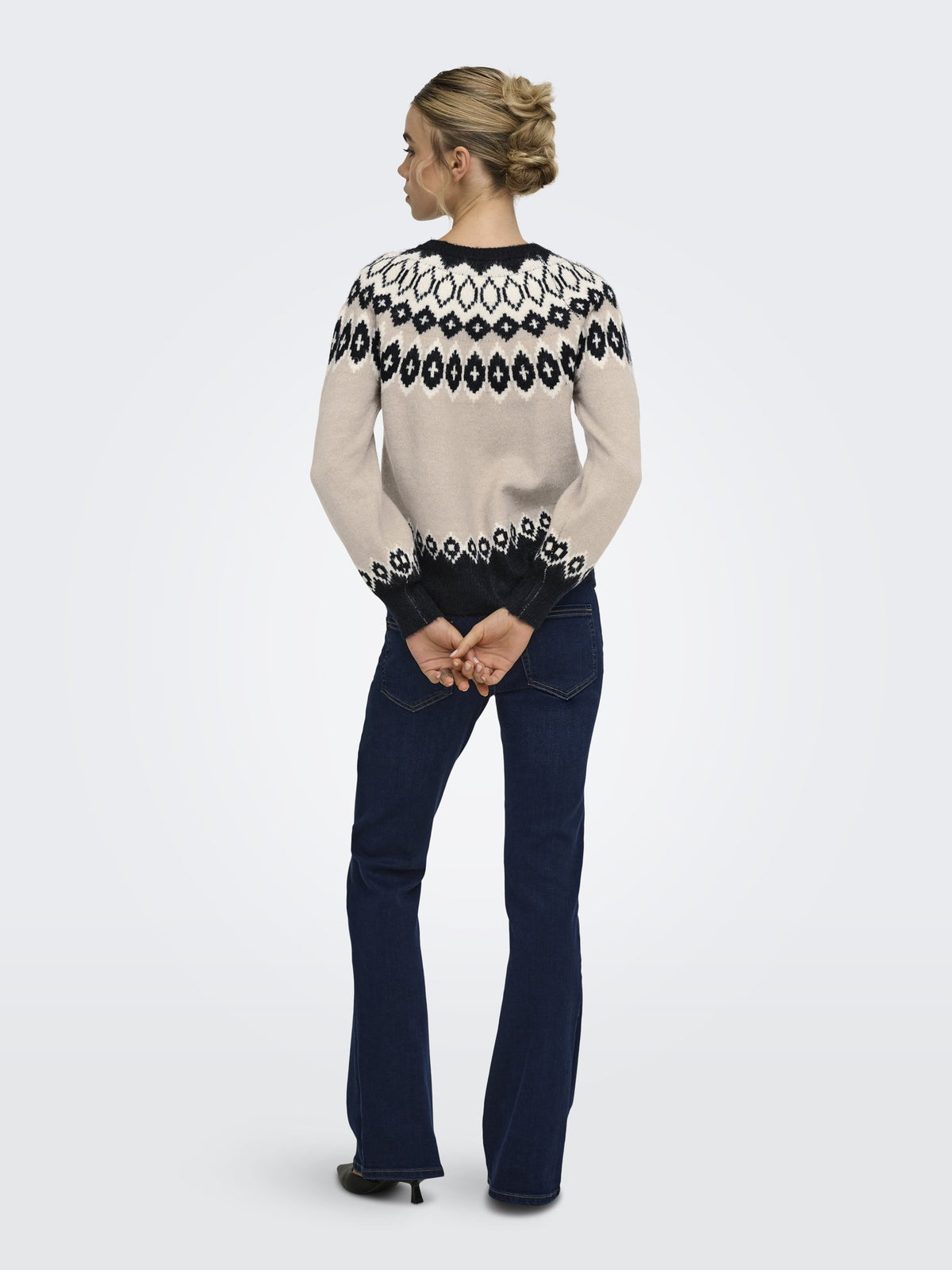 Only Damen Pullover Night Sky/Strin