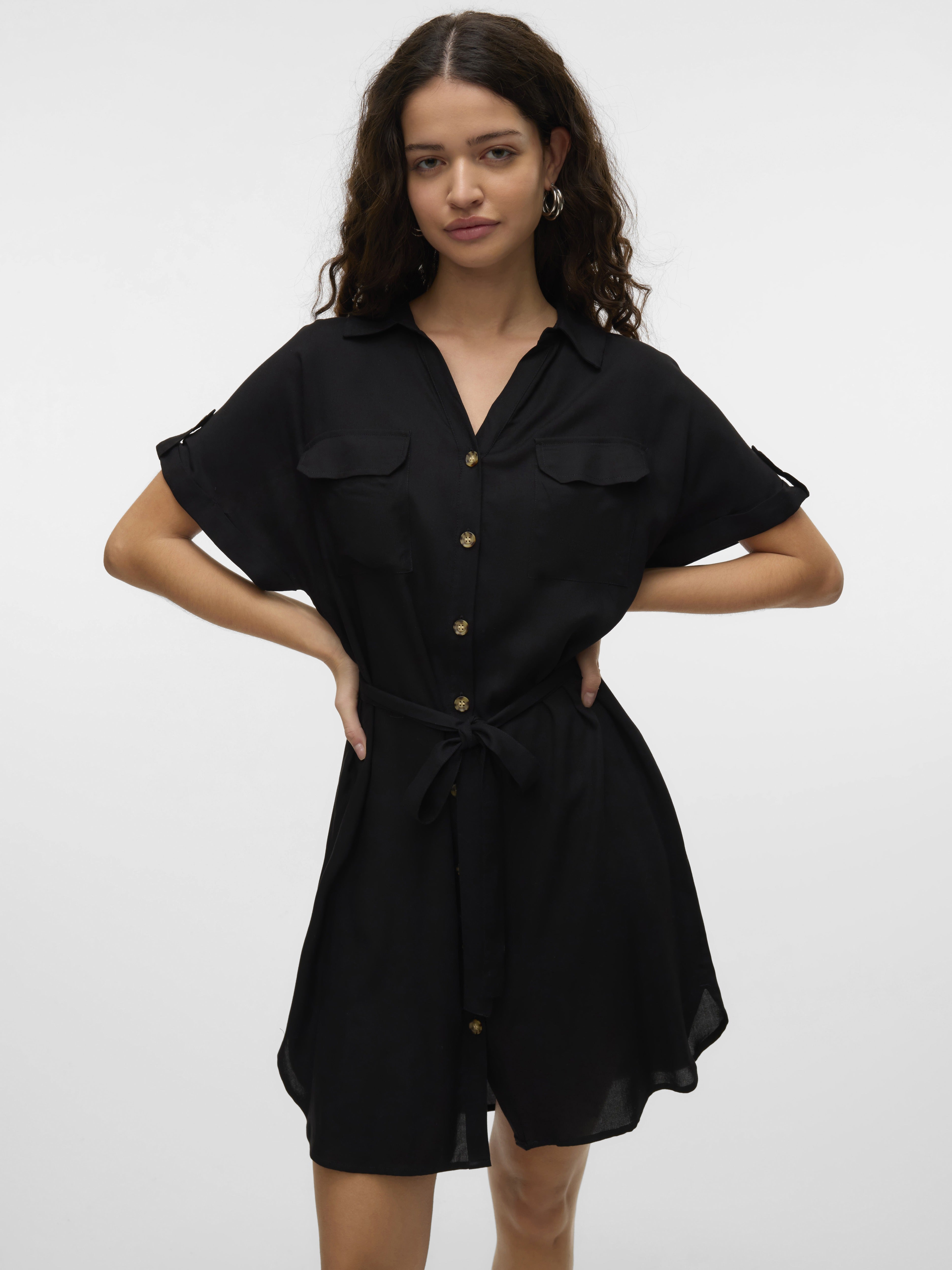 Vero Moda Damen Kleider Black