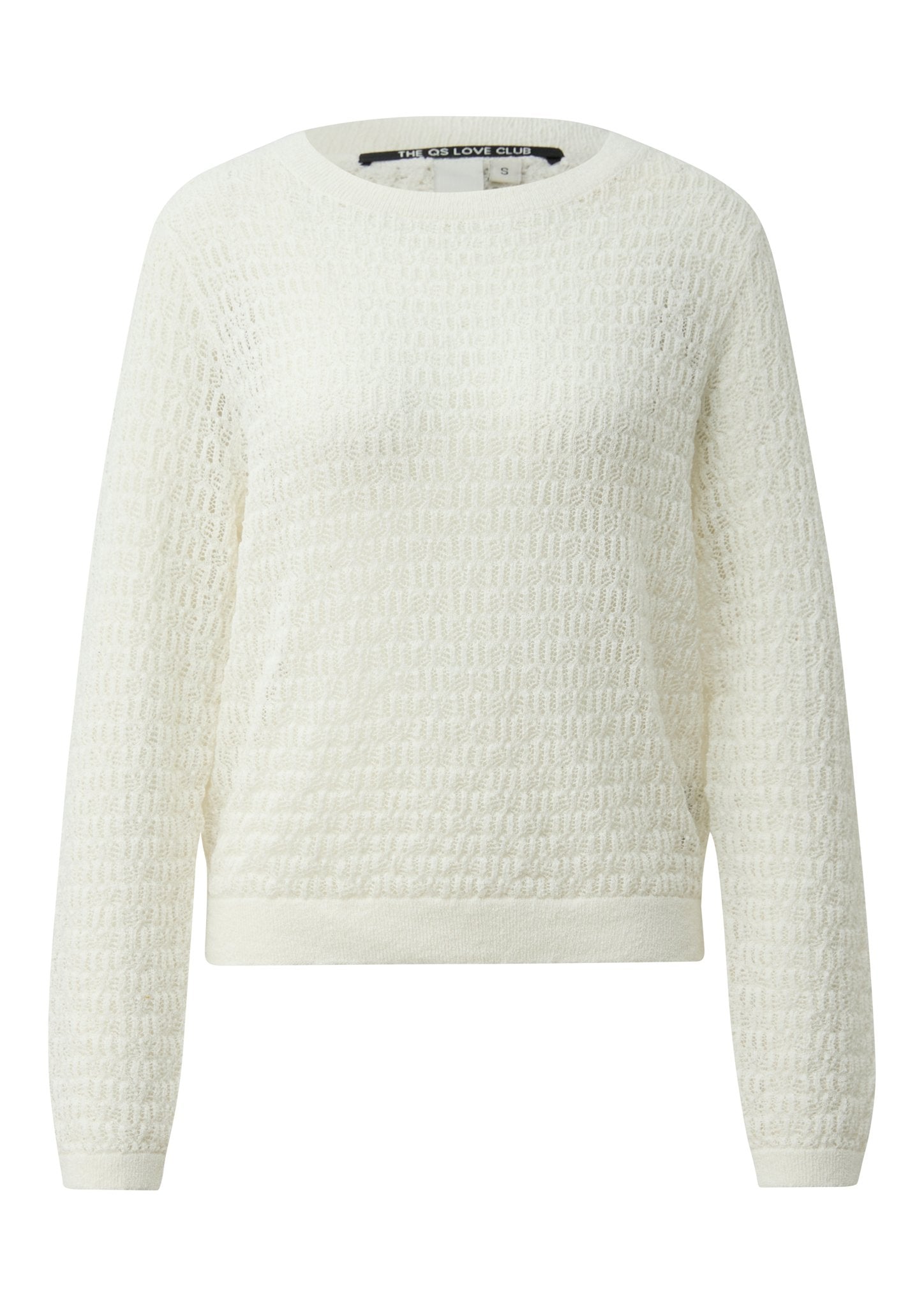 QS by S.Oliver Damen Pullover White