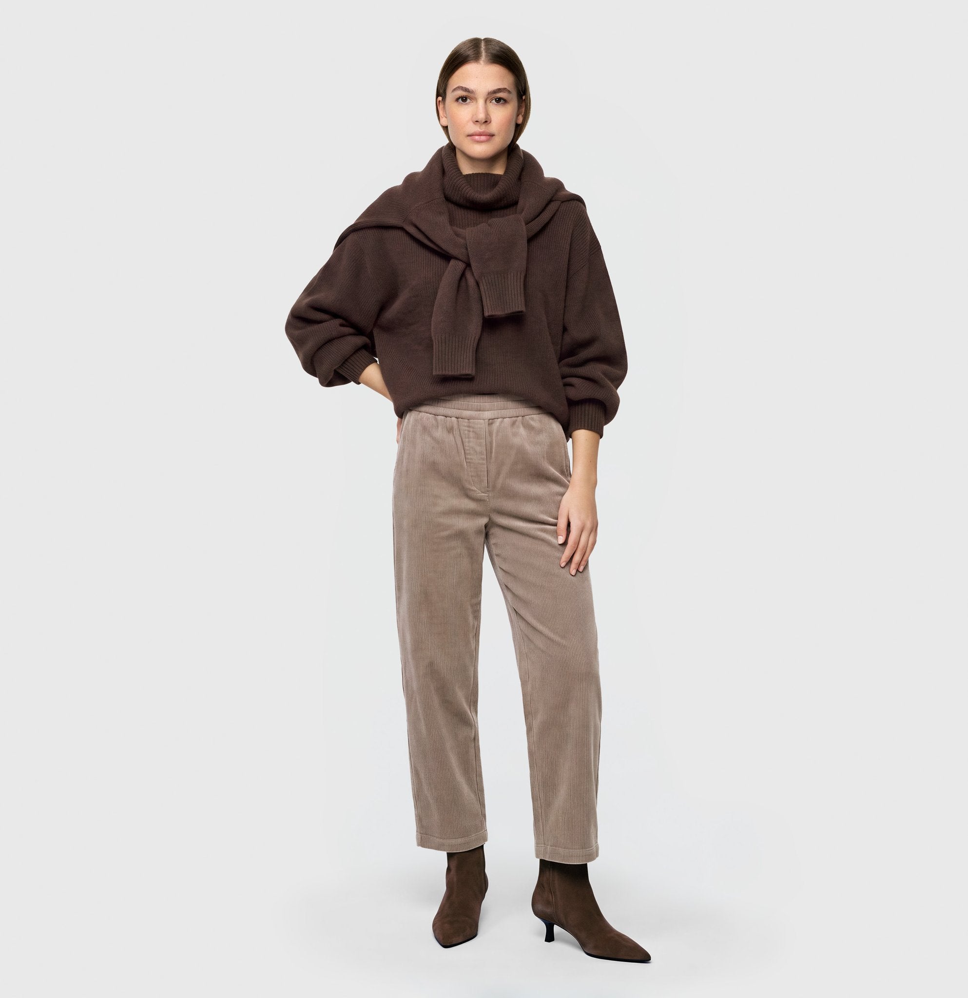 Mac Damen Hosen Oxide Brown