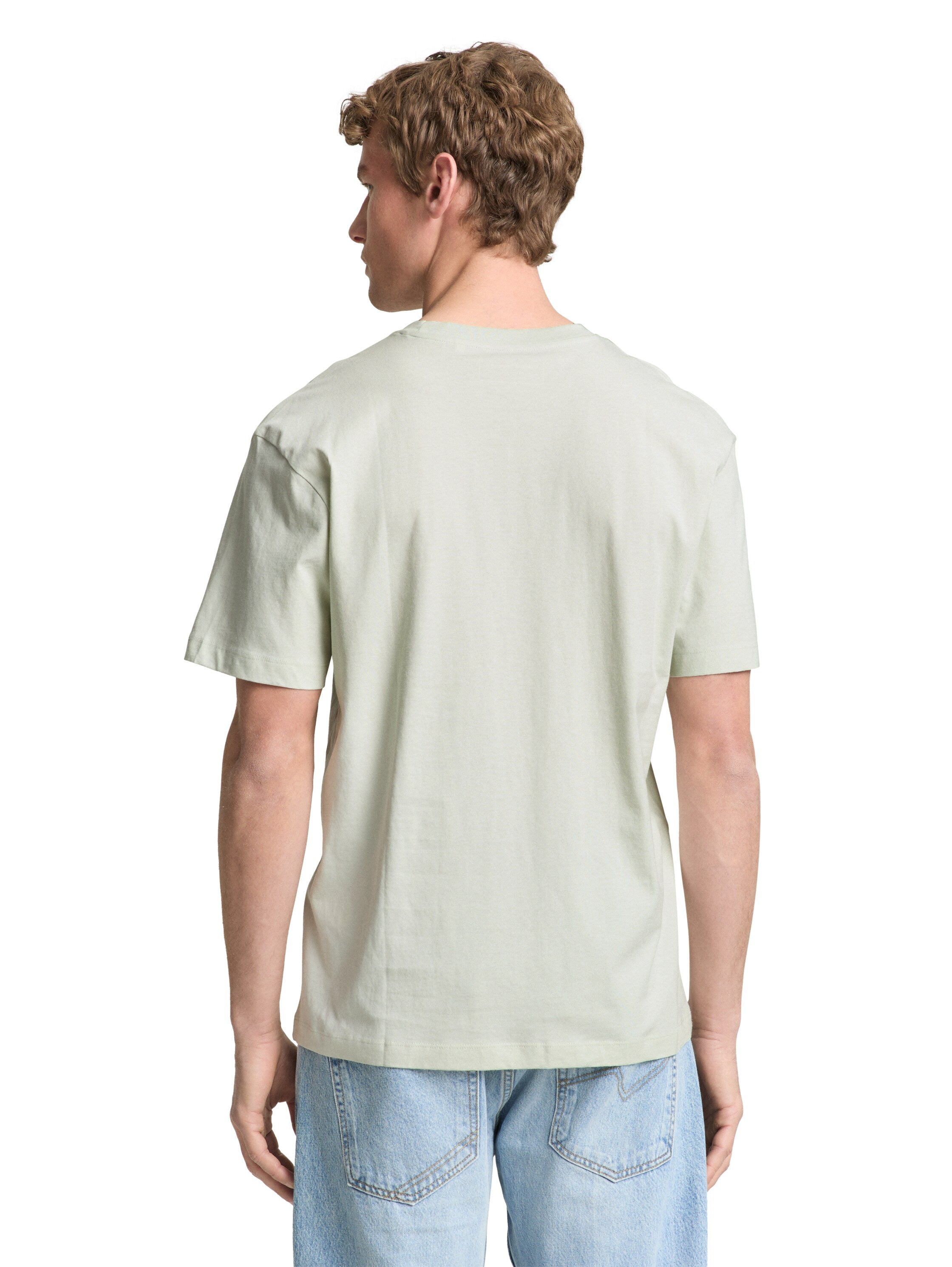 Tom Tailor denim Herren T-Shirts kurz Frozen Light Mi