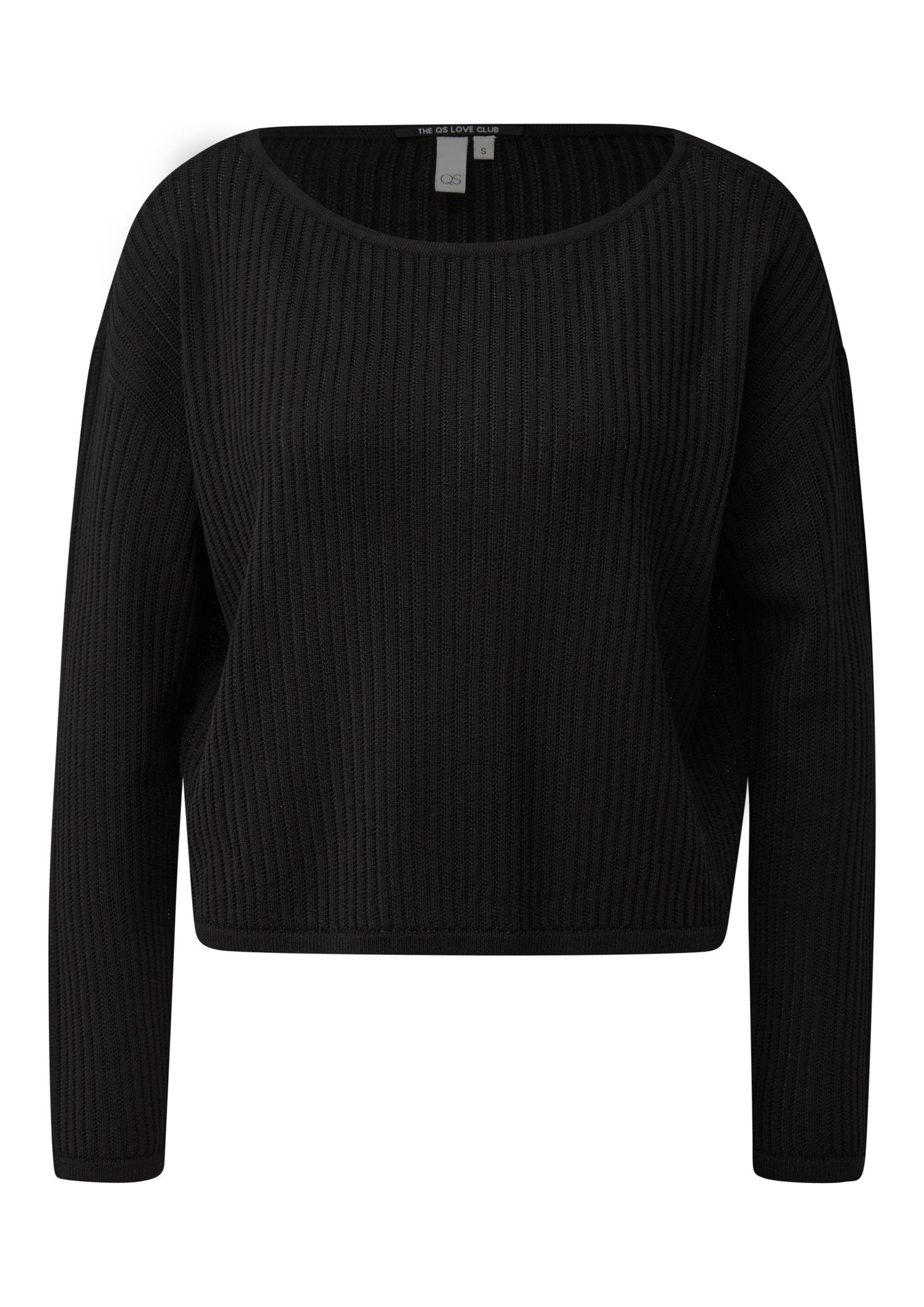 QS by S.Oliver Damen Pullover  Grey/Black