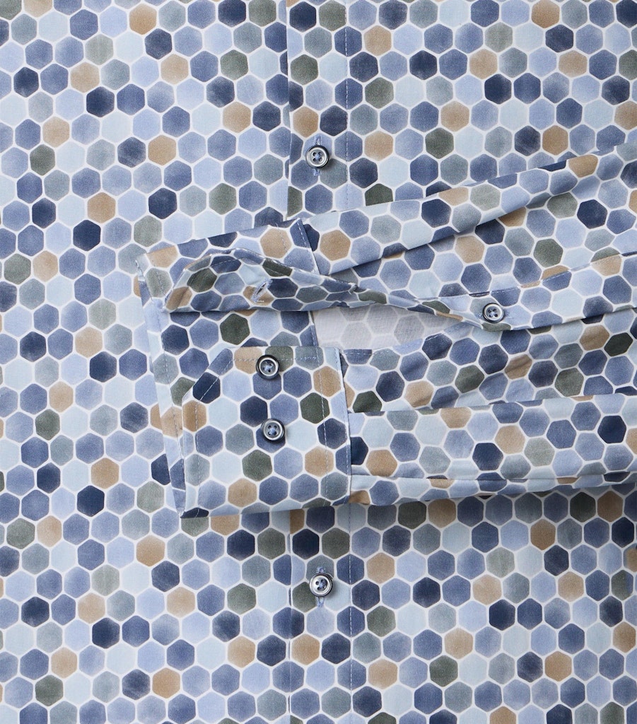 Venti Herren Hemden lang   Blau